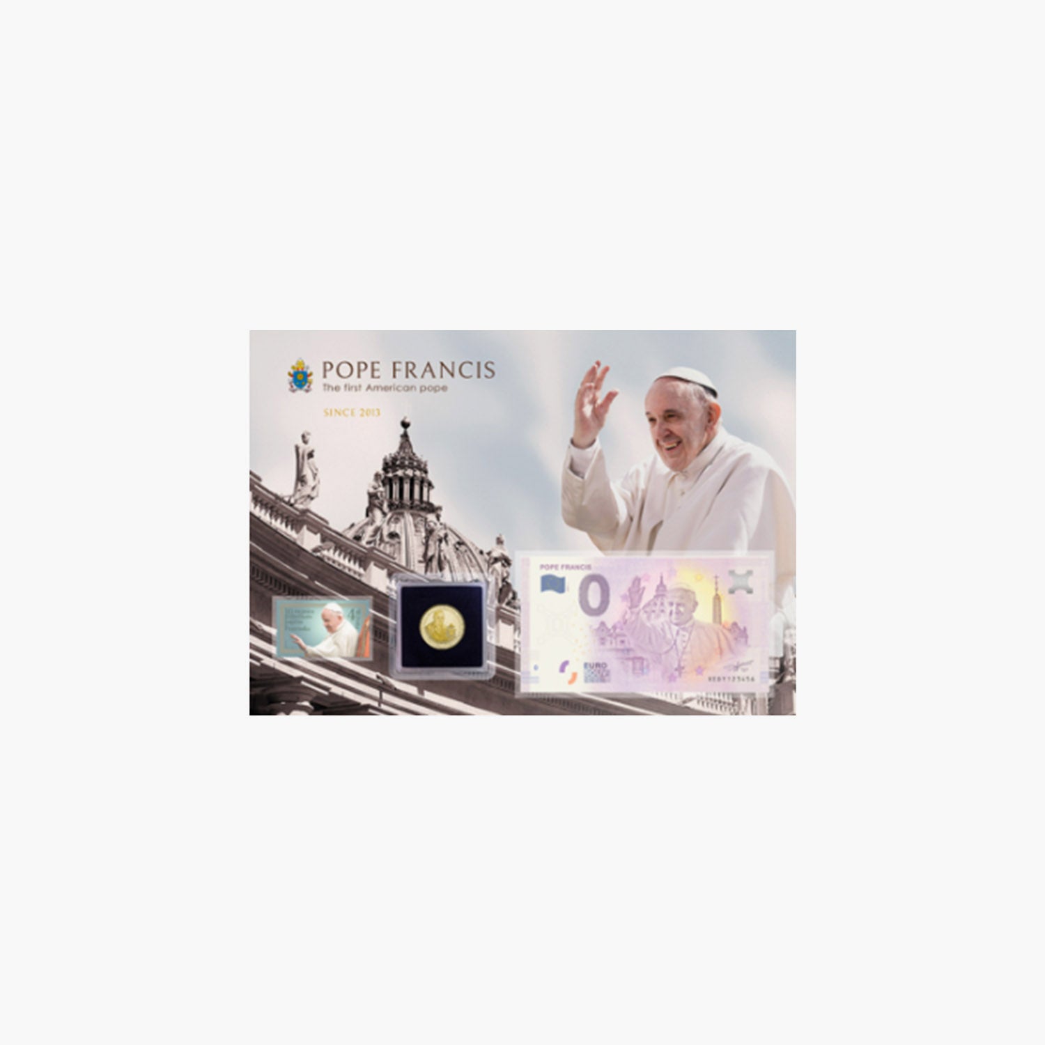 Pope Francis - The First American Pope Memorial Set