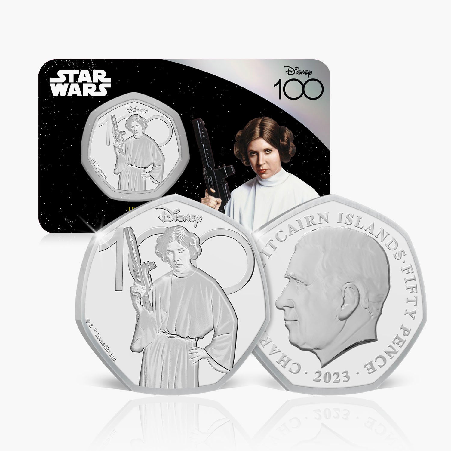 Star Wars Princesse Leia 2023 50p Pièce BU