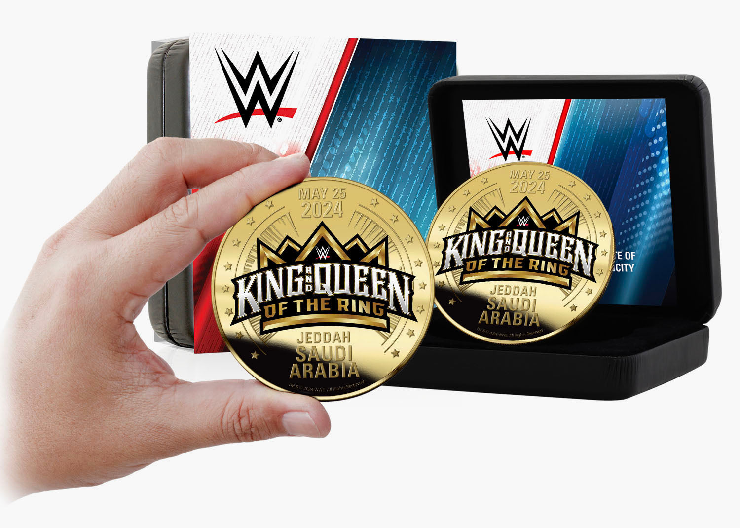 WWE King and Queen of the Ring Super Size Gold Luxe Edition