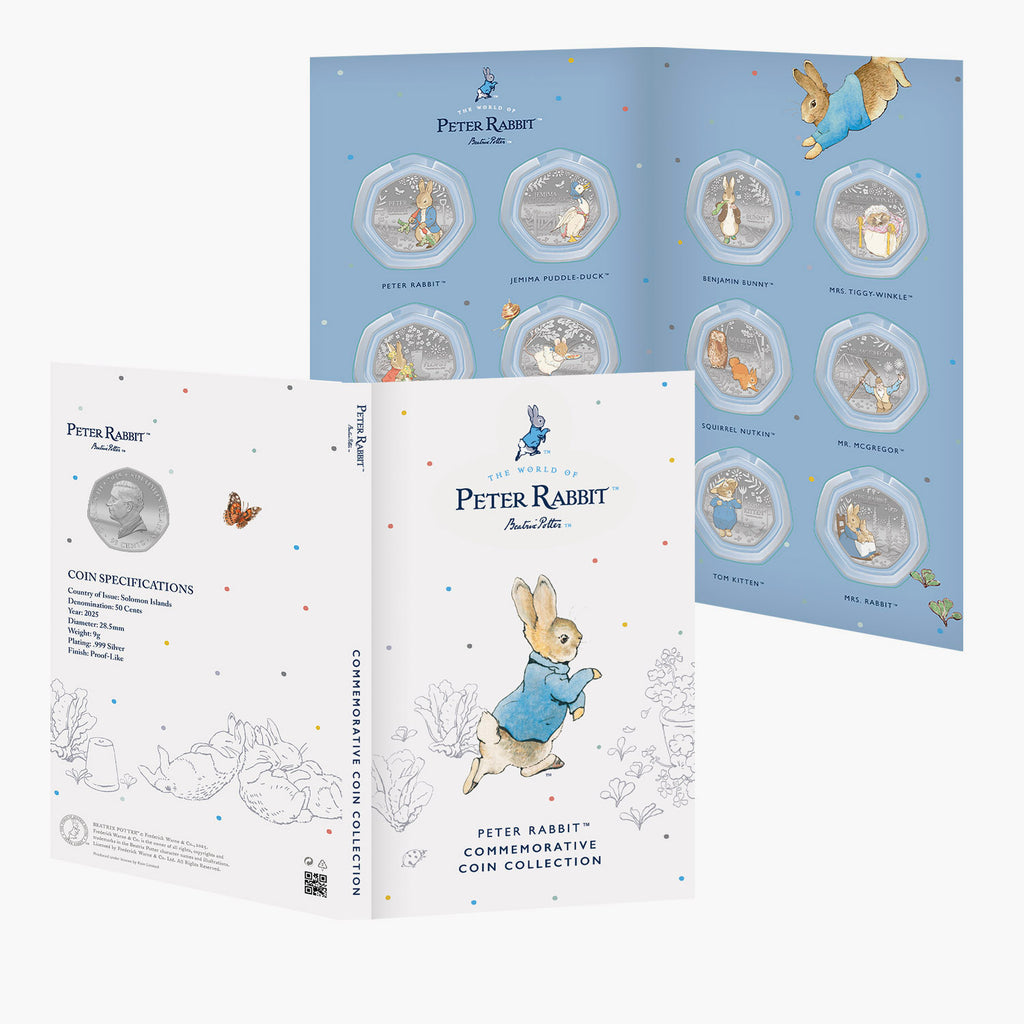 2025 Peter Rabbit 50 Cent Coin Collection | Start Today & Save 75%