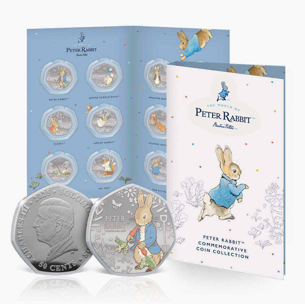 2025 Peter Rabbit 50 Cent Coin Collection | Start Today & Save 75%