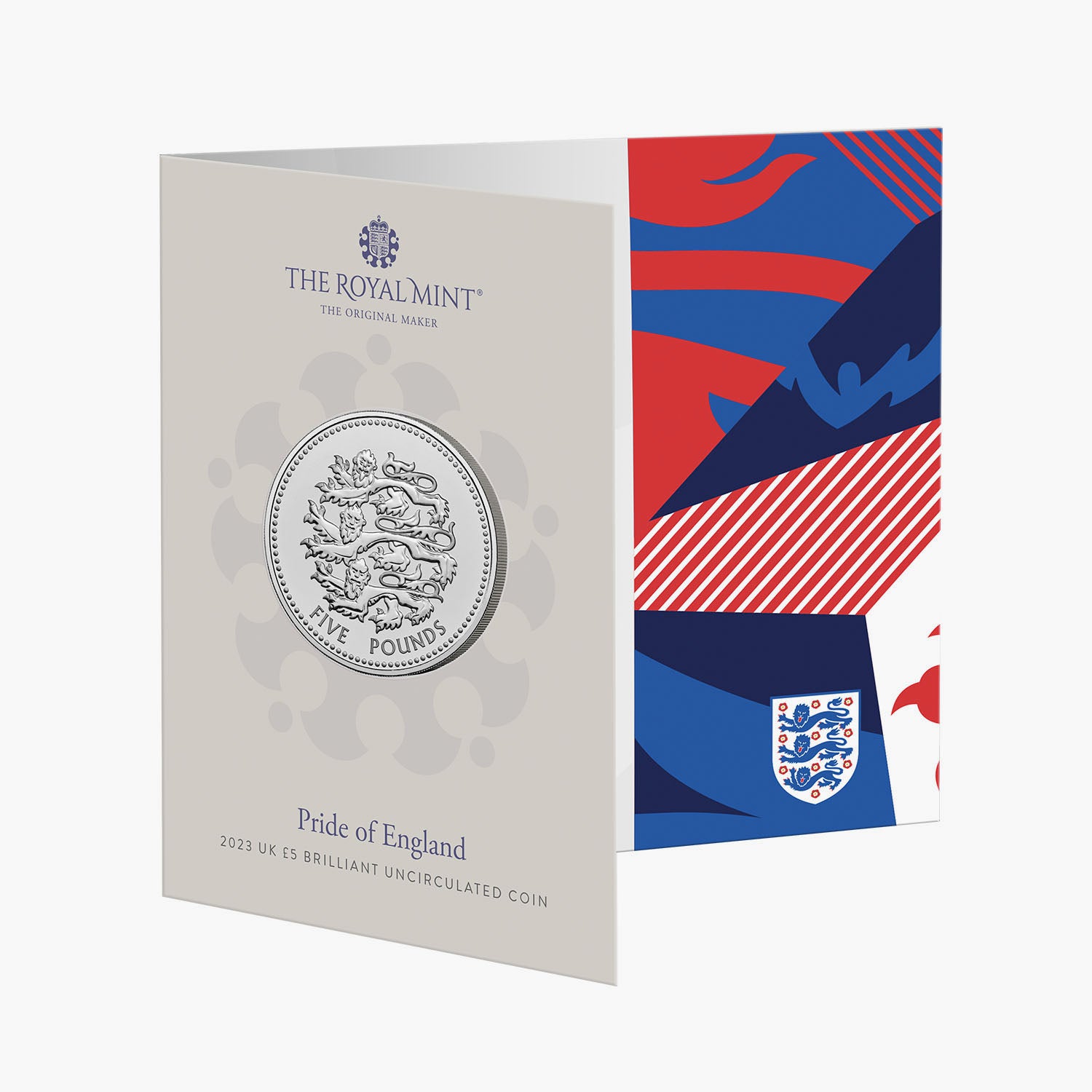 Women's World Cup - Pride of England 2023 UK £5 Brilliant Uncirculated Coin