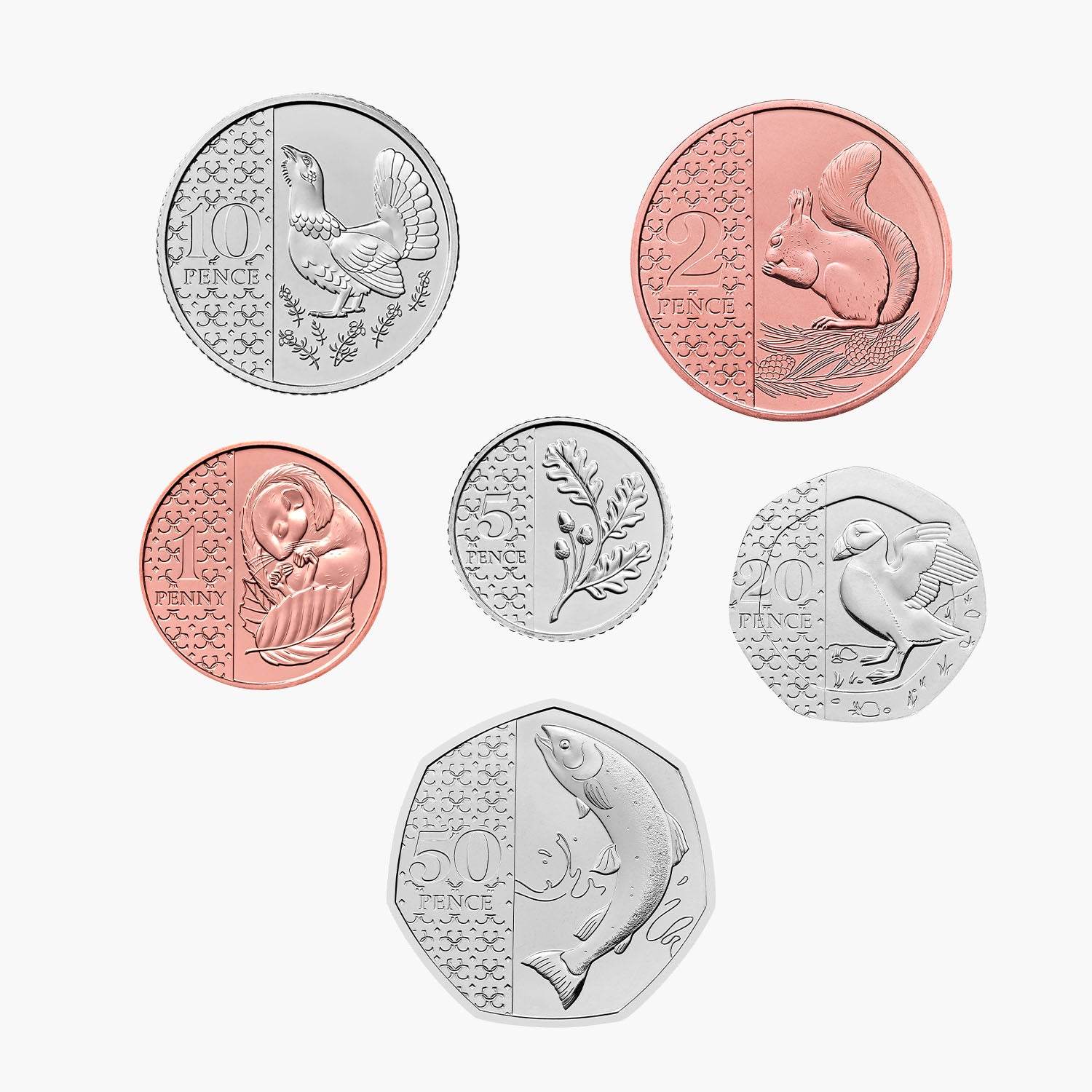 The 2026 United Kingdom BU Definitive Coin Set