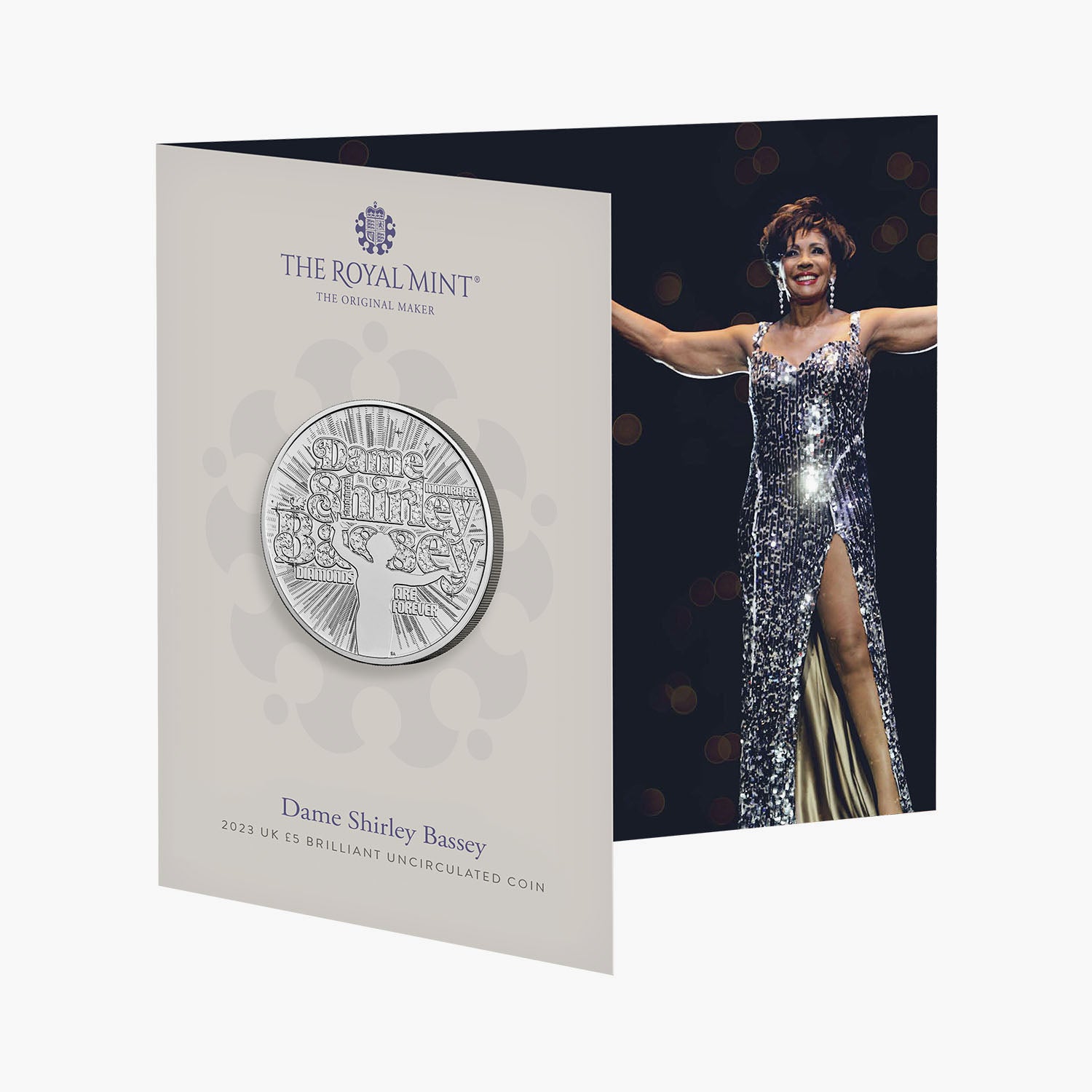 Dame Shirley Bassey 2023 UK £5 Brilliant Uncirculated Coin
