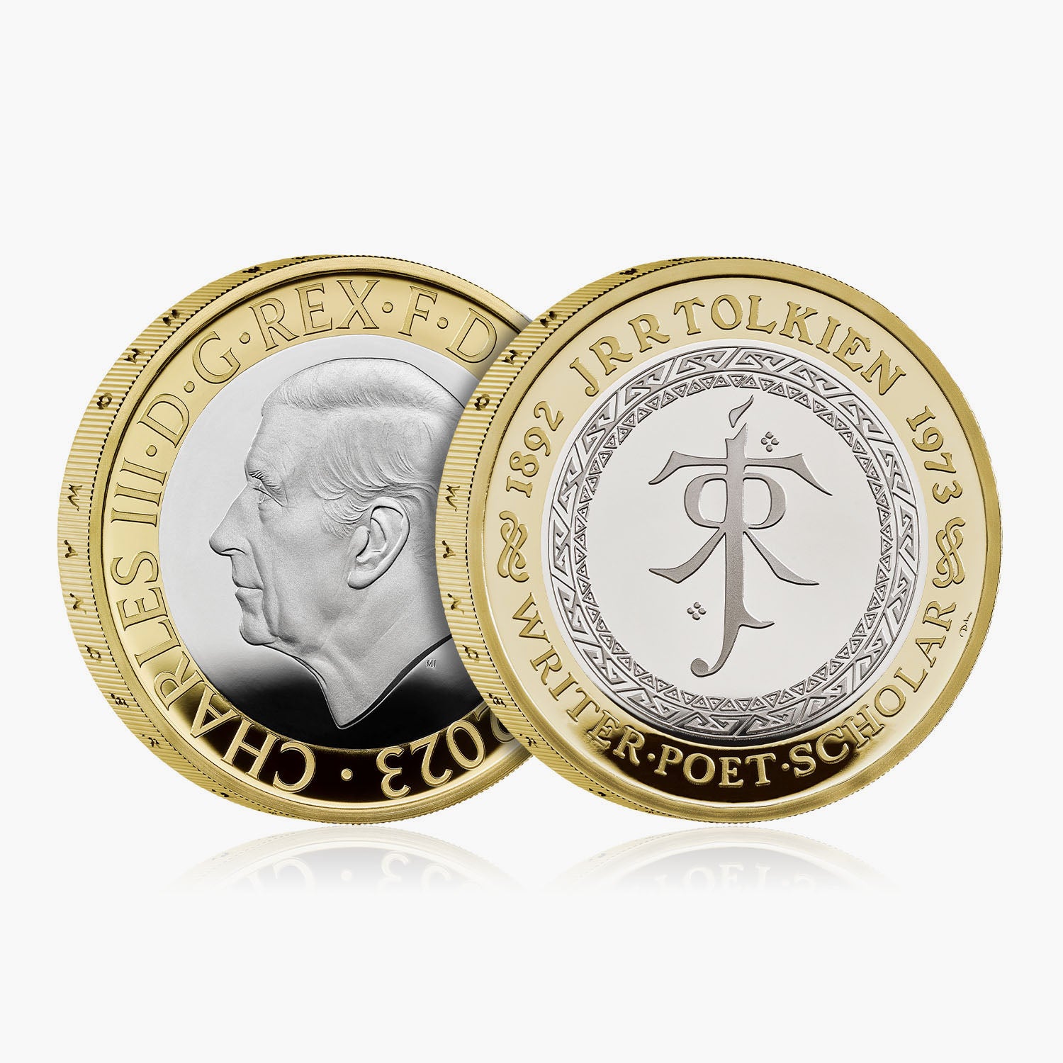 Celebrating the Life and Work of JRR Tolkien 2023 UK £2 Silver Proof Coin