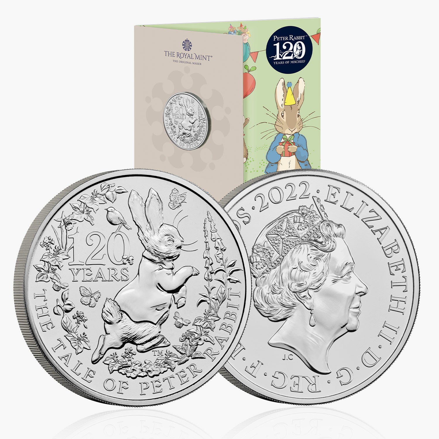 The Tale of Peter Rabbit 2022 UK £5 Brilliant Uncirculated Coin