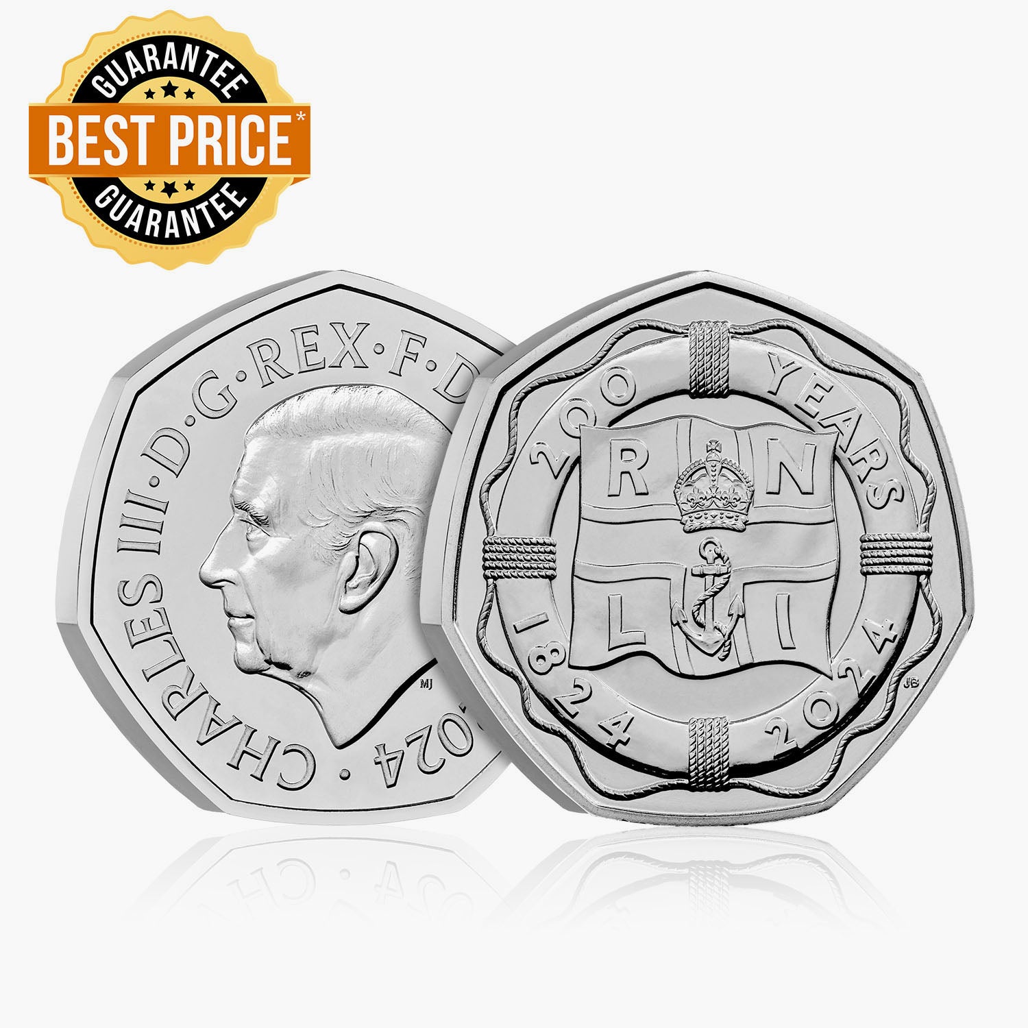 200 Years of the RNLI 2024 50p Brilliant Uncirculated Coin