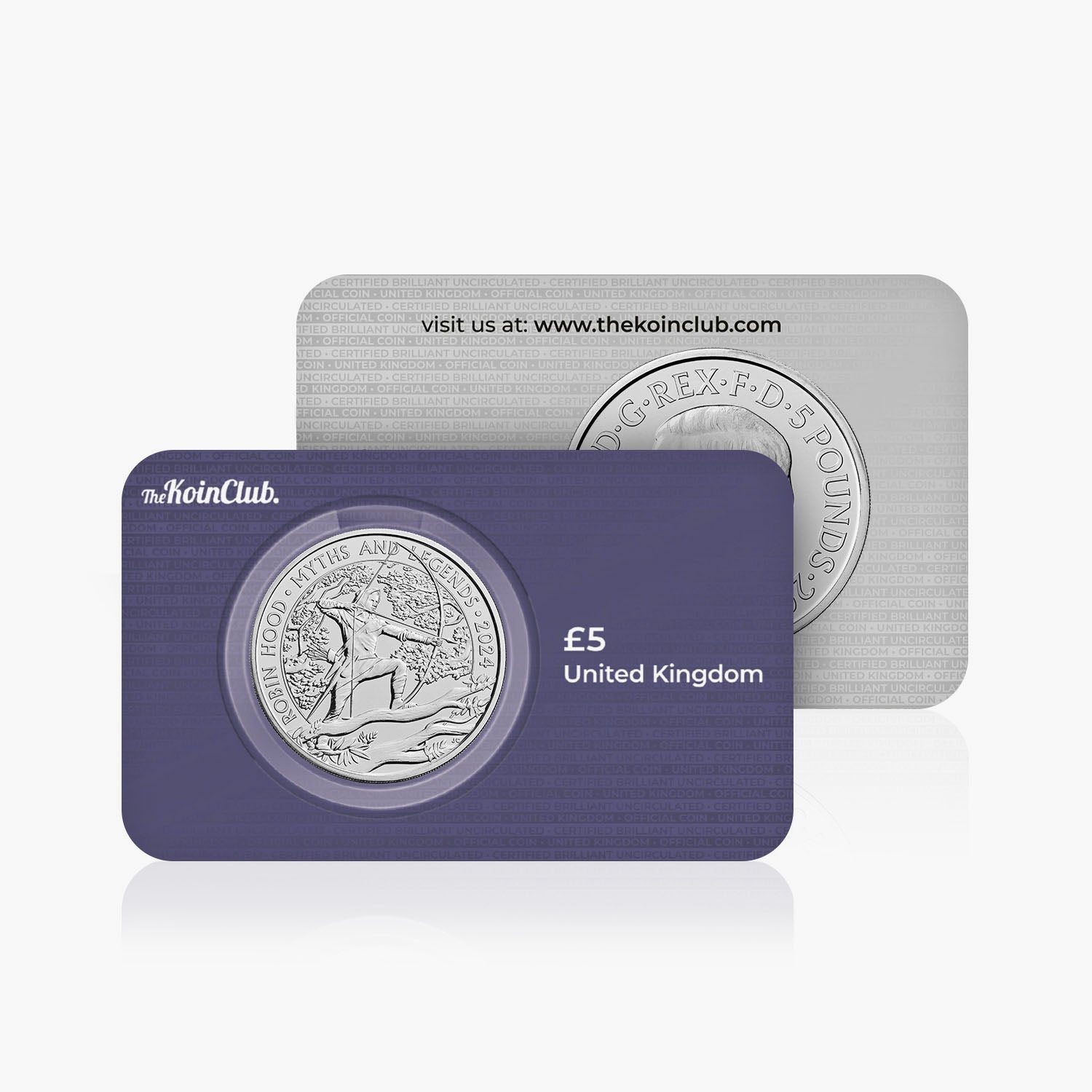 Myths & Legends Robin Hood 2024 Â£5 Brilliant Uncirculated Coin