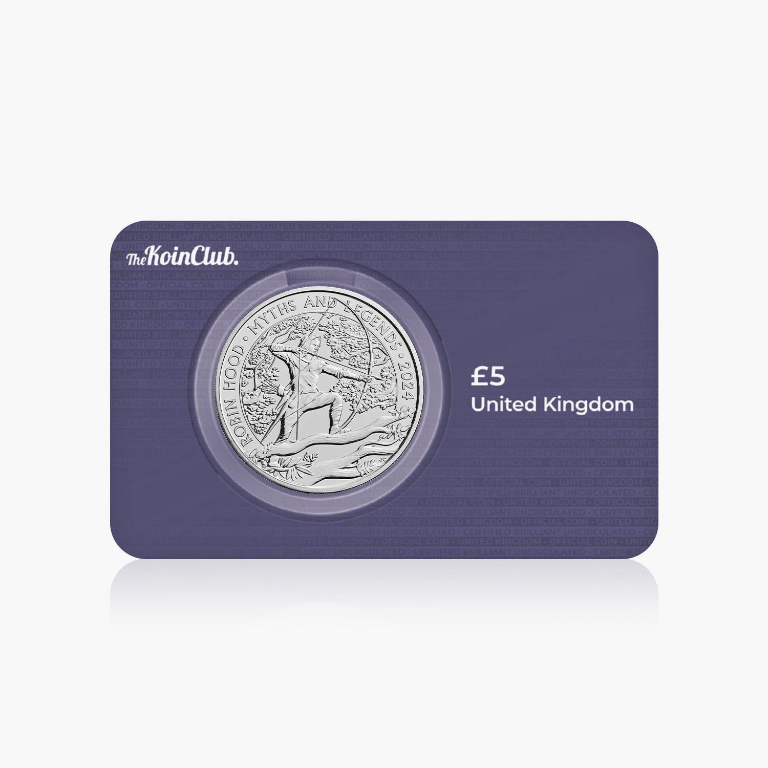 Myths & Legends Robin Hood 2024 Â£5 Brilliant Uncirculated Coin