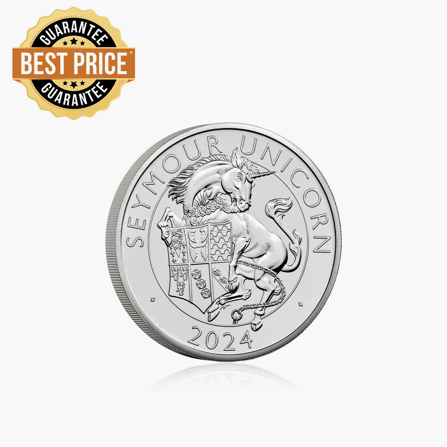 Royal Tudor Beasts Seymour Unicorn 2024 £5 Brilliant Uncirculated Coin