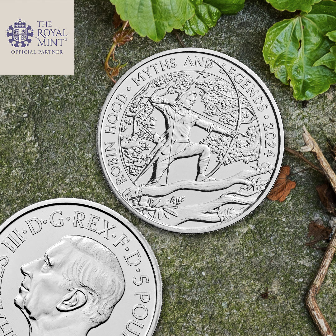 Myths & Legends Robin Hood 2024 £5 Brilliant Uncirculated Coin