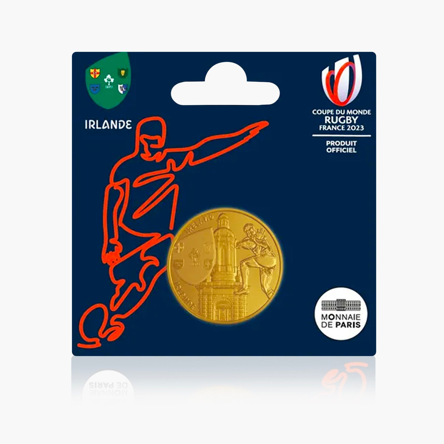 Official 2023 Rugby World Cup Ireland Team Coin
