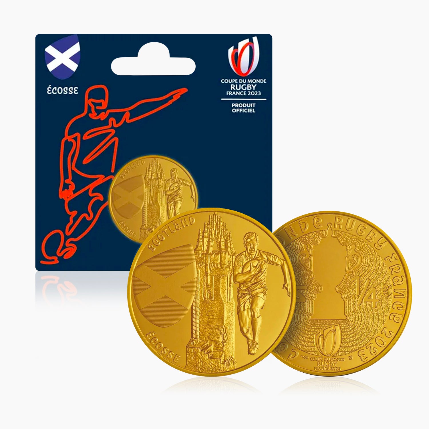 Official 2023 Rugby World Cup Scotland Team Coin