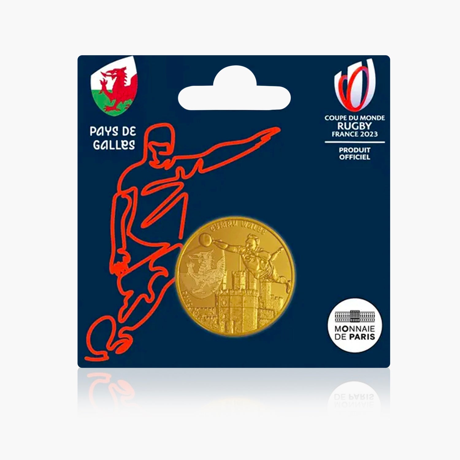 Official 2023 Rugby World Cup Wales Team Coin