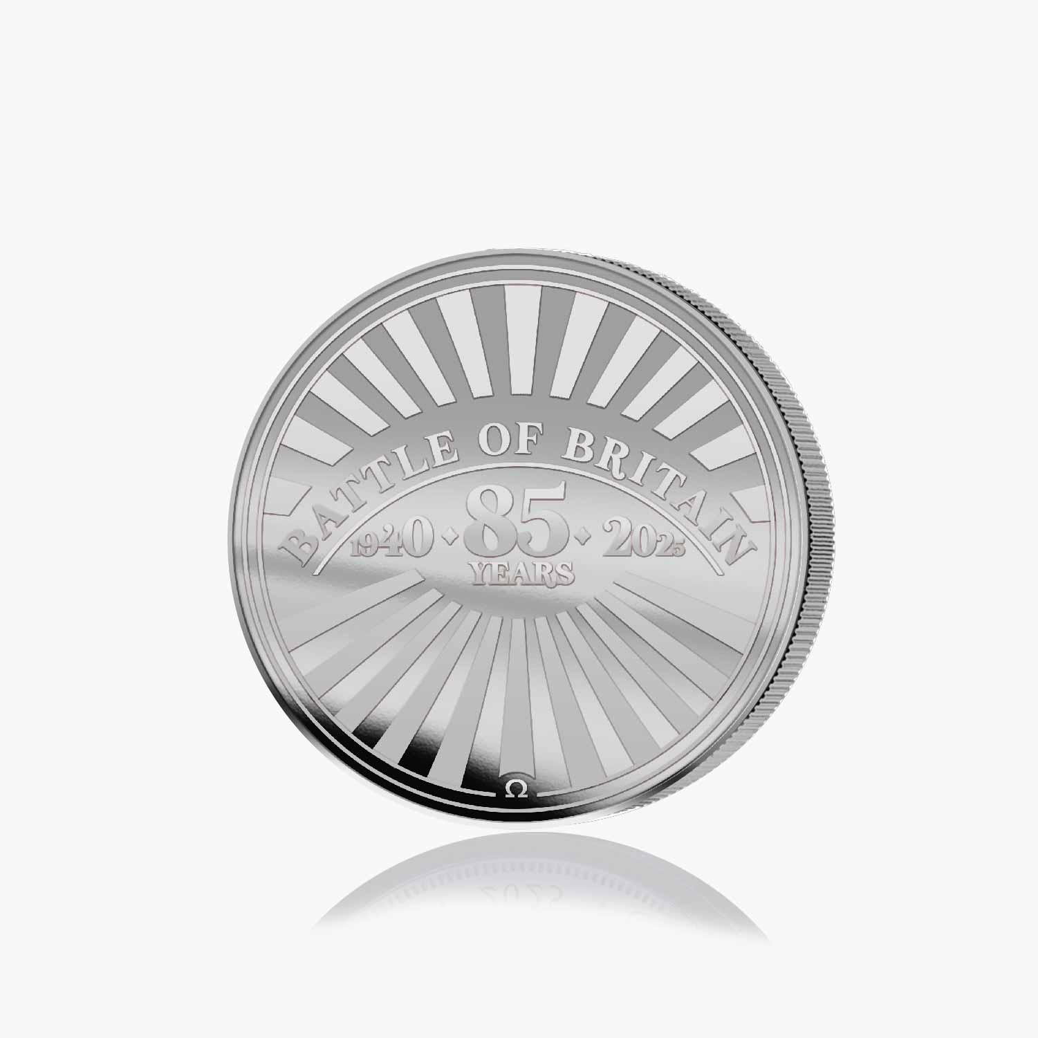 2025 Battle of Britain 85th Anniversary .999 Silver Plated Coin