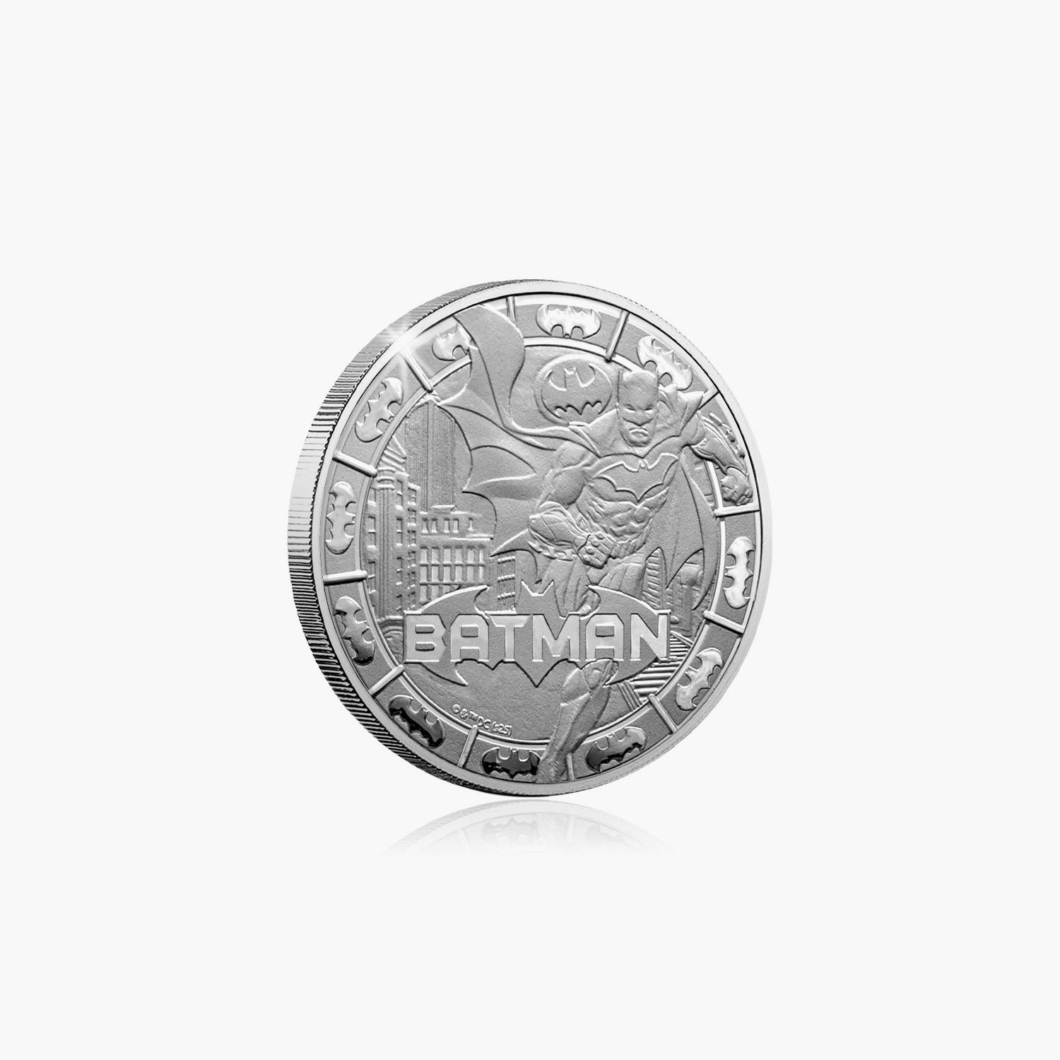 2025 The Shadows of Gotham Batman .999 Silver Plated Coin