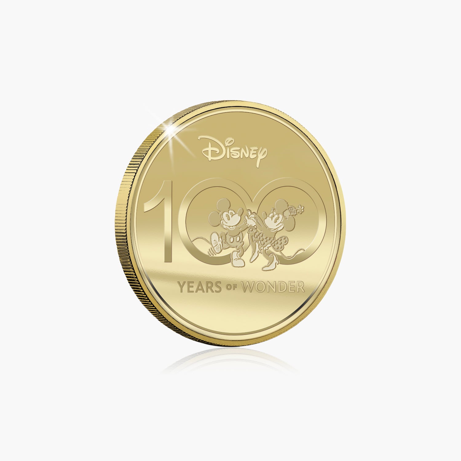 D100 Disney Snow White Gold Plated Commemorative