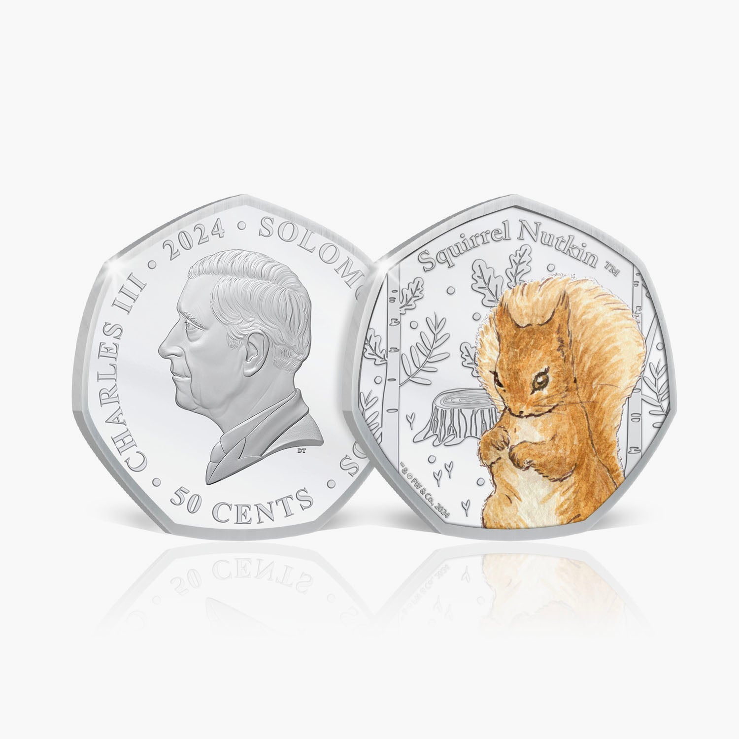 The 2024 World of Peter Rabbit Squirrel Nutkin Coin