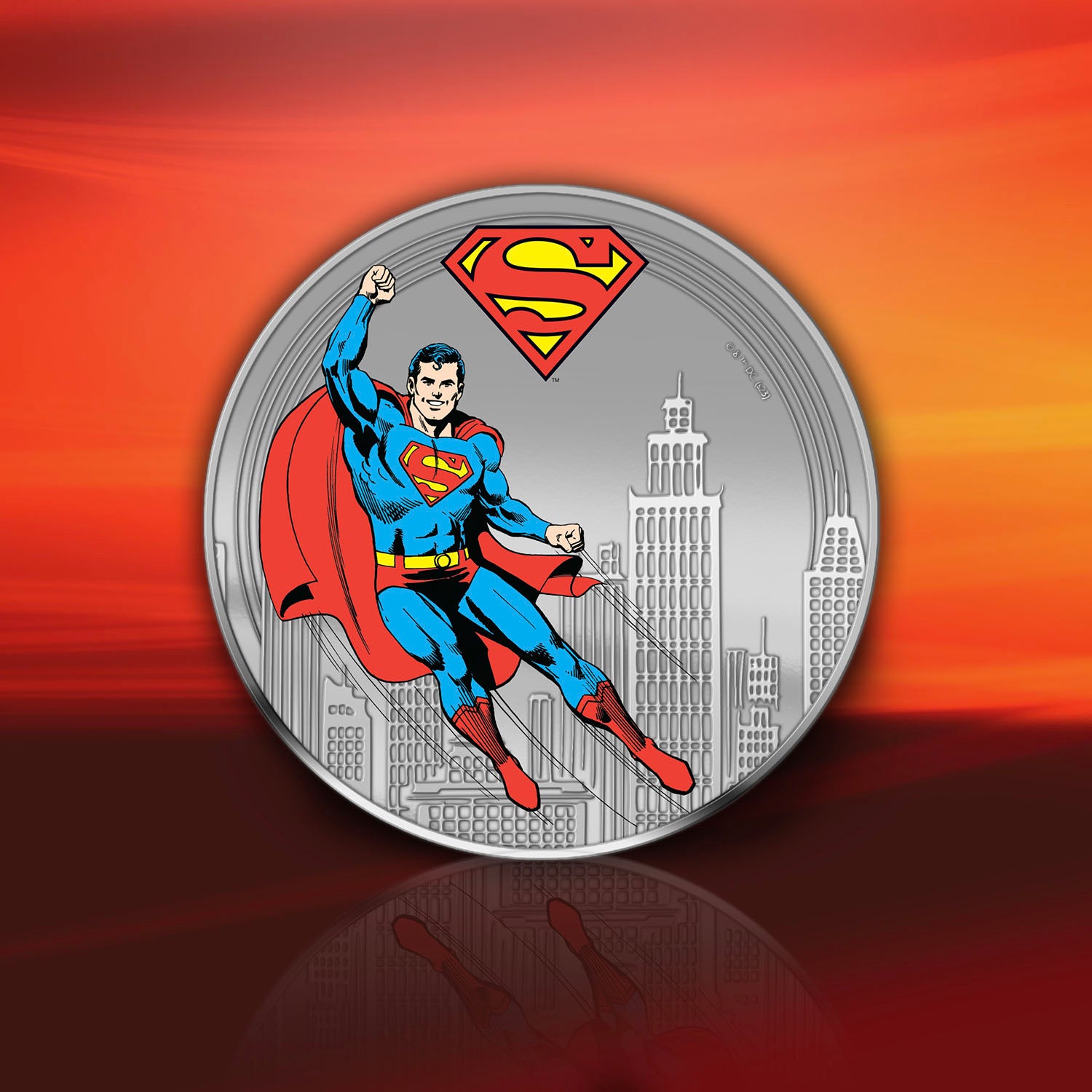 La collection officielle Superman plaqué argent .999 de DC Comics