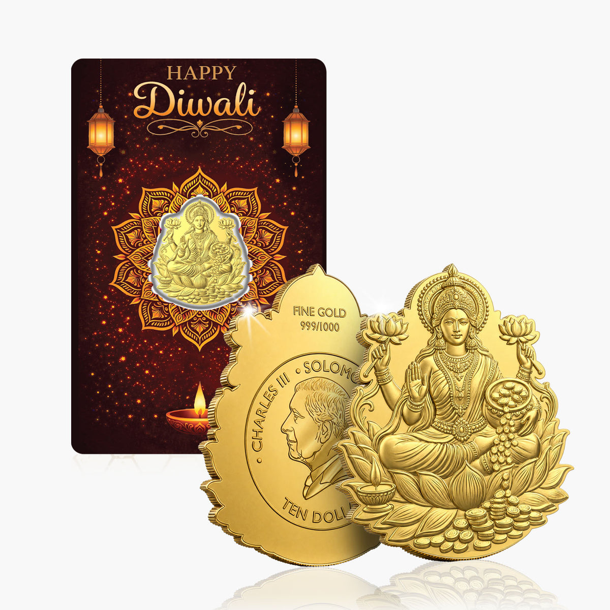 Diwali 1/1000oz Solid Gold 2026 Coin