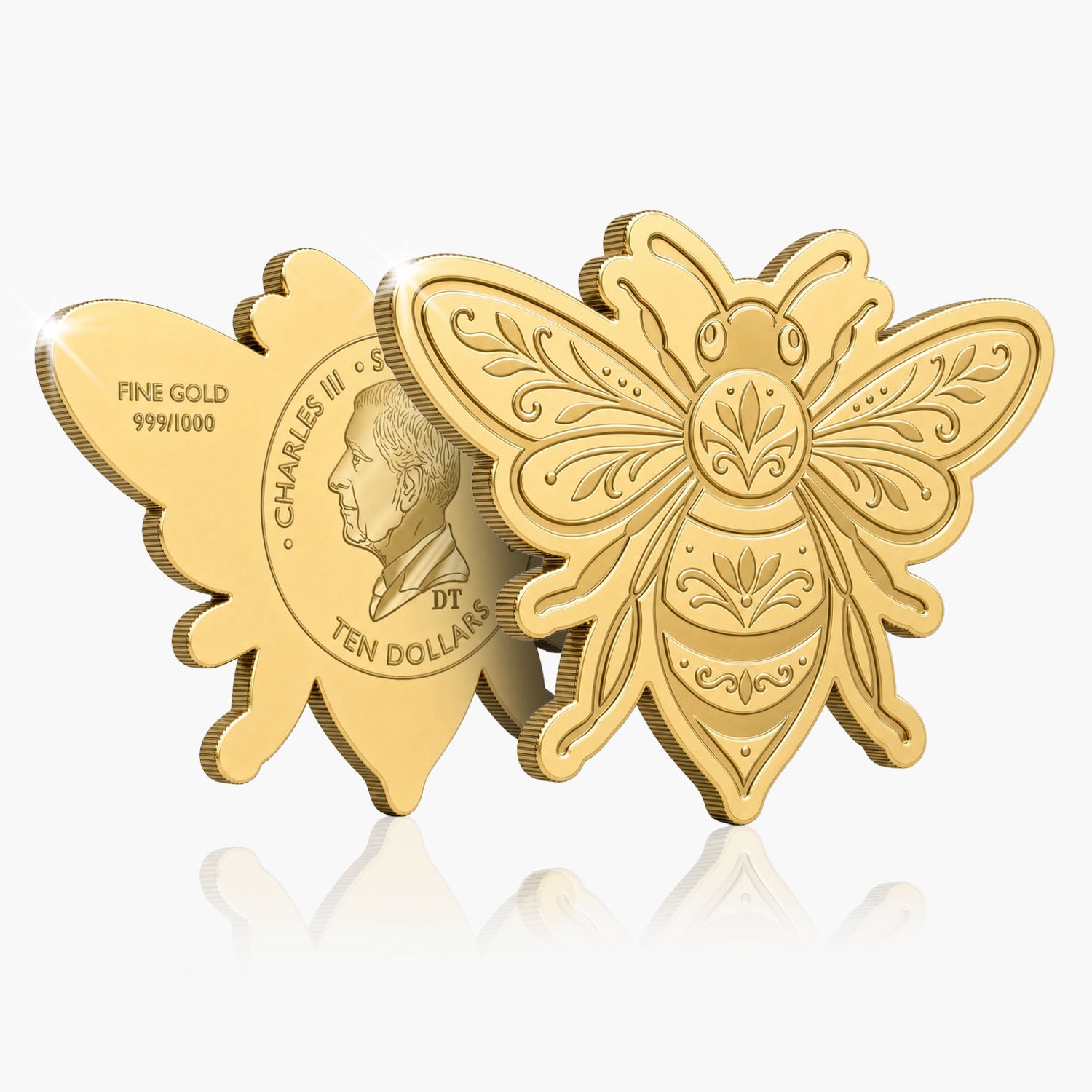 Honey Bee 1/1000oz Solid Gold 2026 Coin