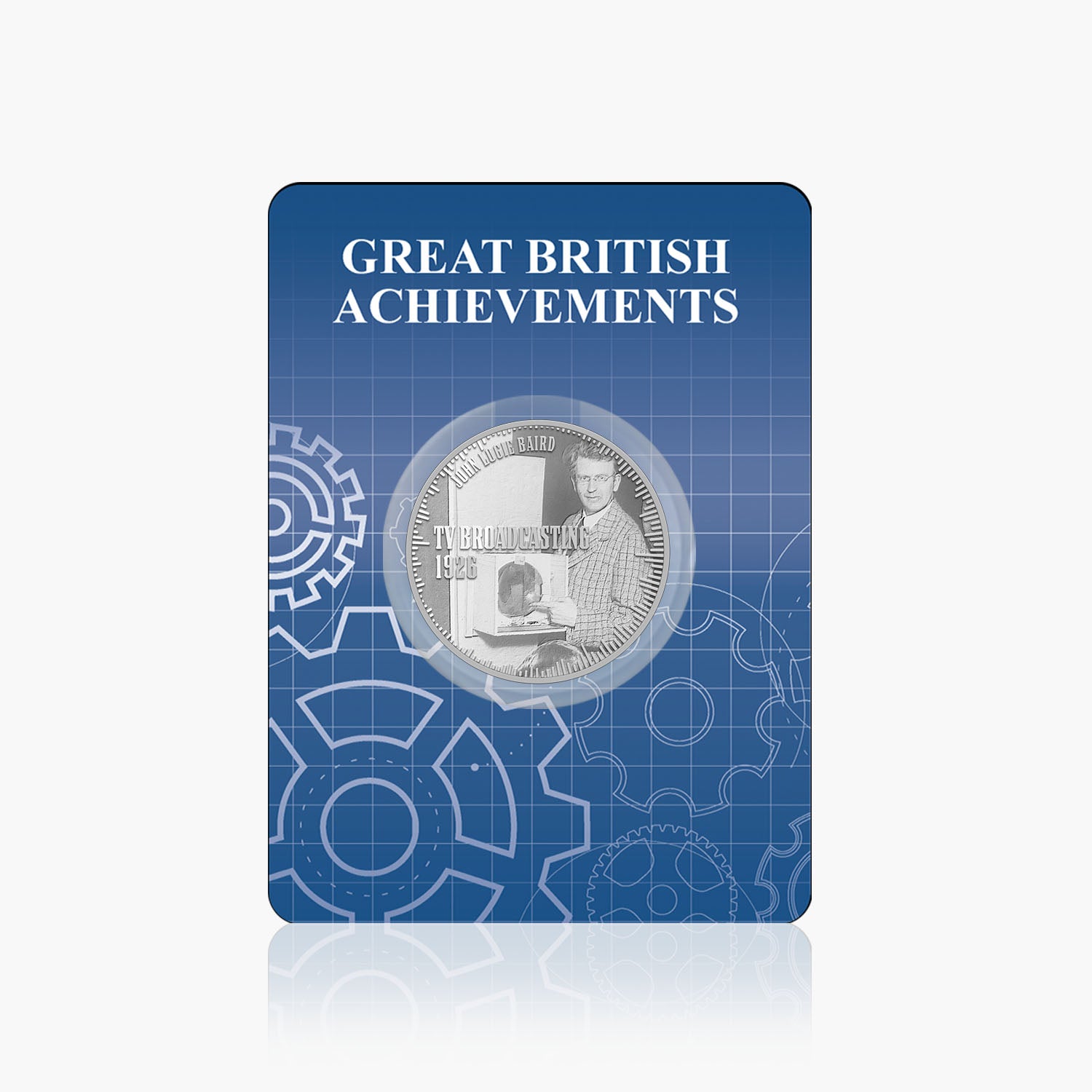 Great British Achievements TV Broadcasting Silver Plated BU Commemorative
