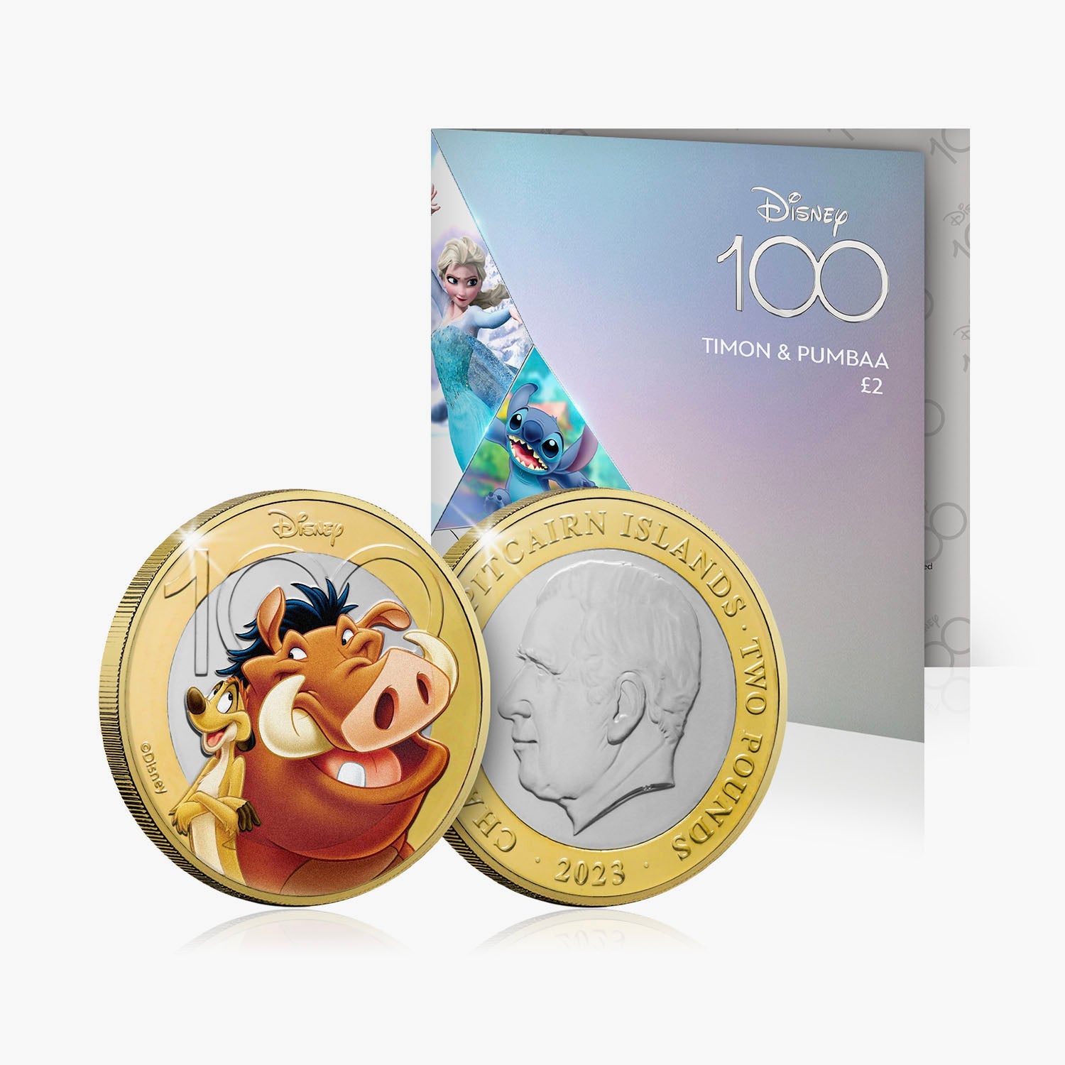 Disney 100th Anniversary 2023 £2 & £5 Colour Coin Bundle