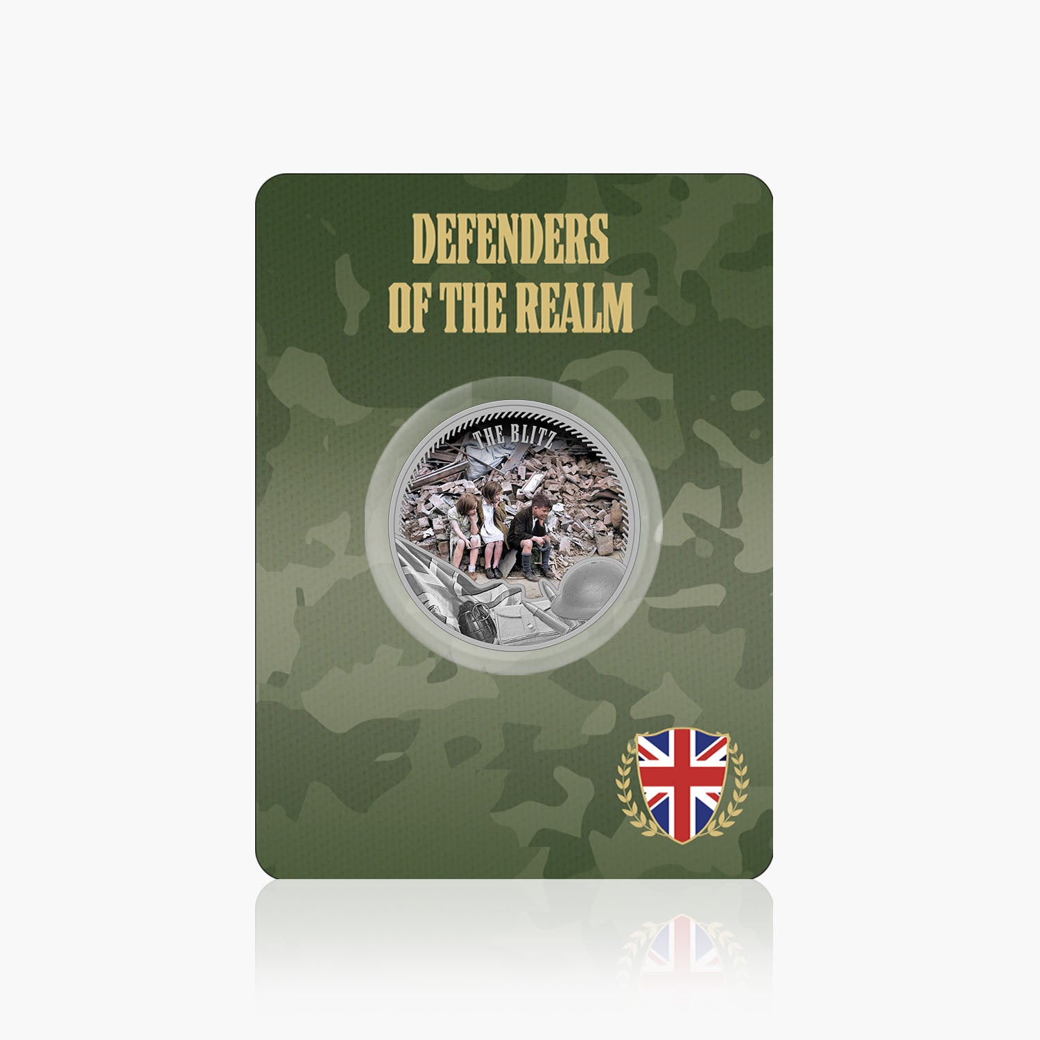 Defenders of the Realm The Blitz Silver Plated BU Commemorative