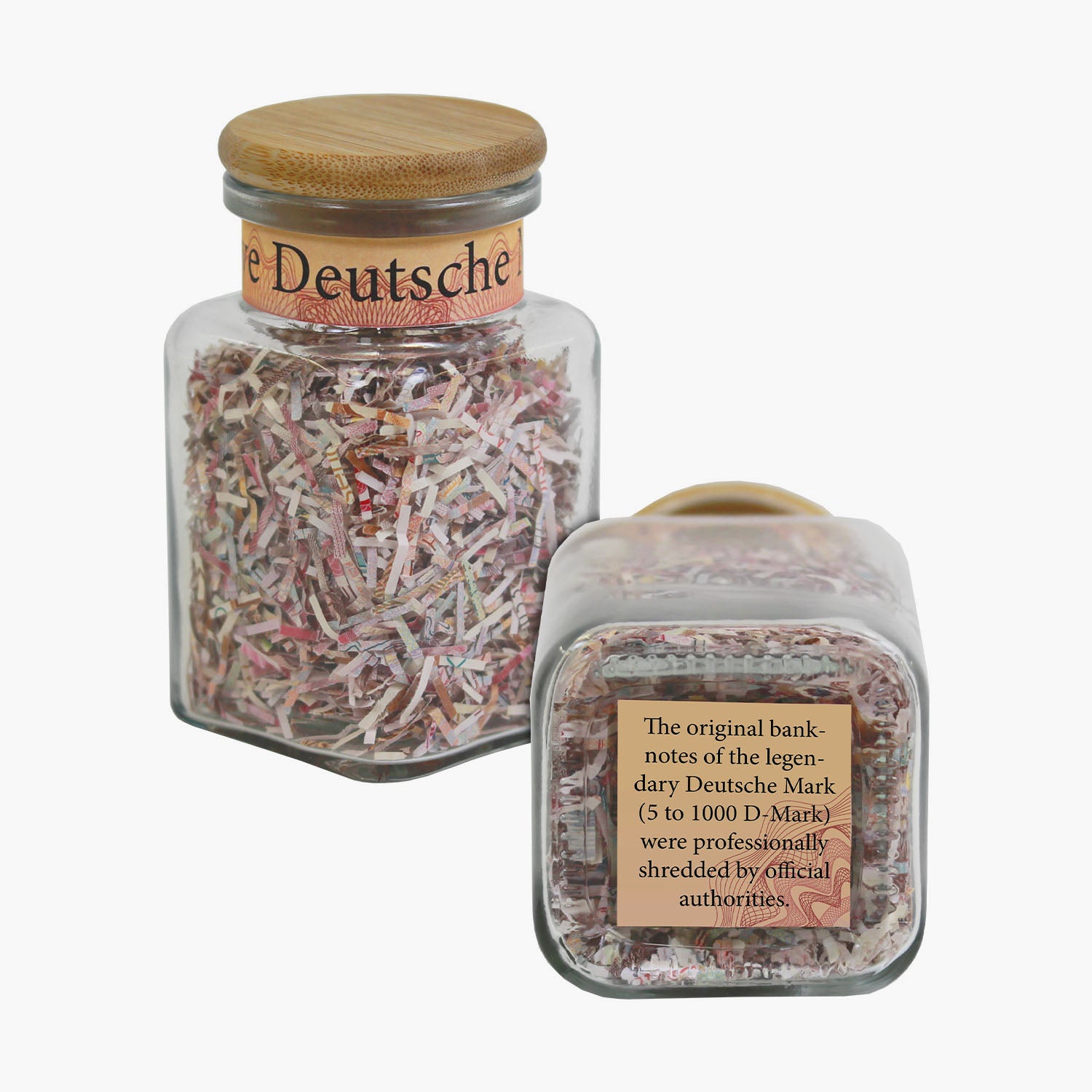 The Deutsch mark in a jar – shredded but not forgotten