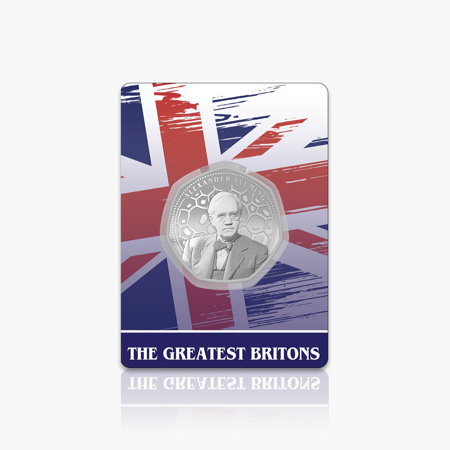Greatest Britons Alexander Fleming Silver Plated BU Commemorative