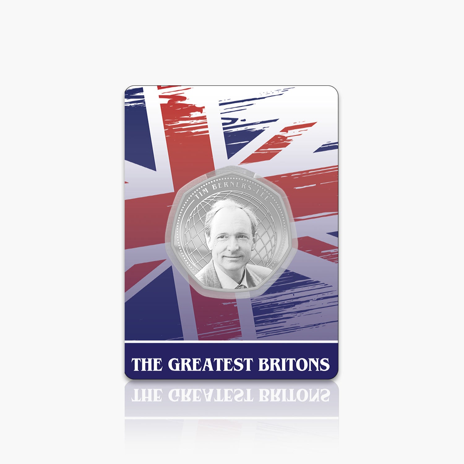 Greatest Britons Tim Berners Lee Silver Plated BU Commemorative
