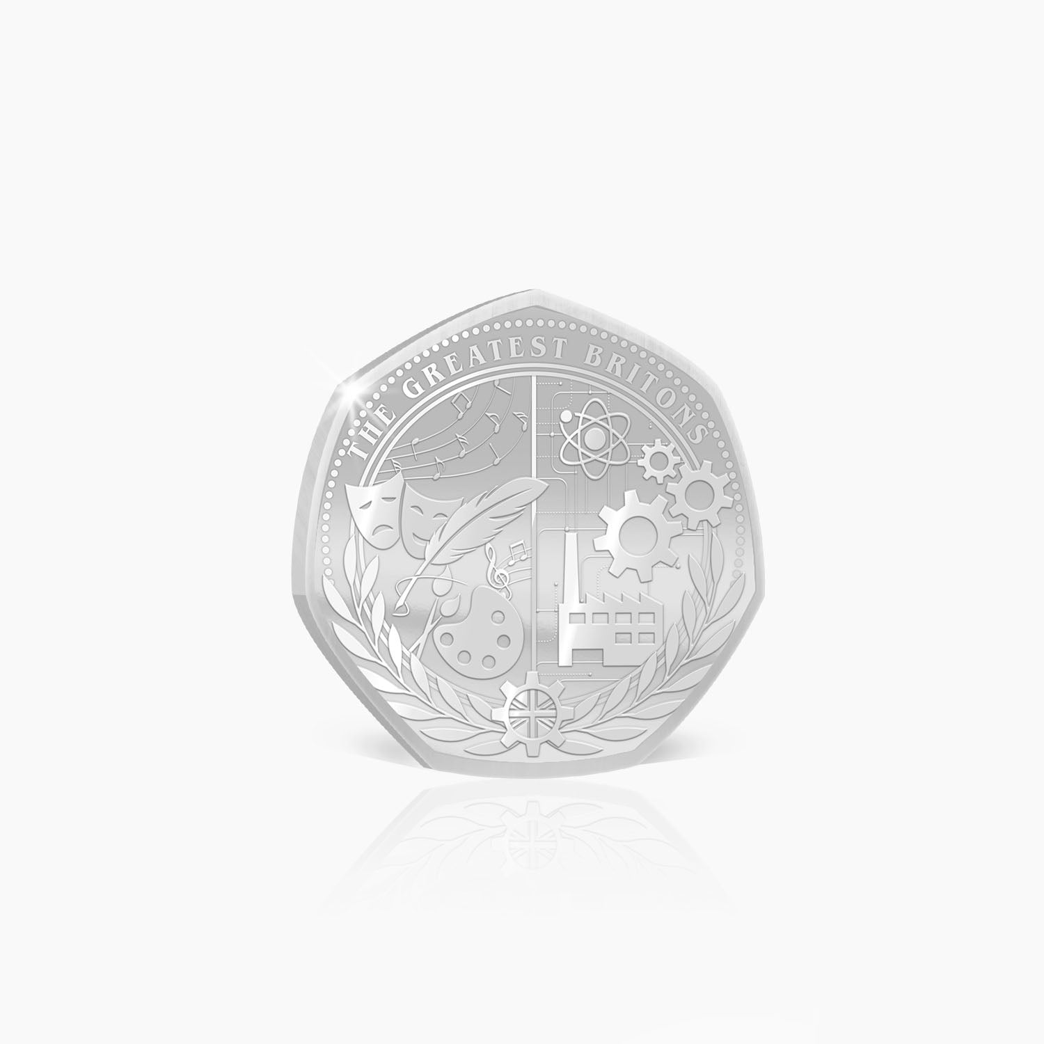 Greatest Britons Alexander Fleming Silver Plated BU Commemorative