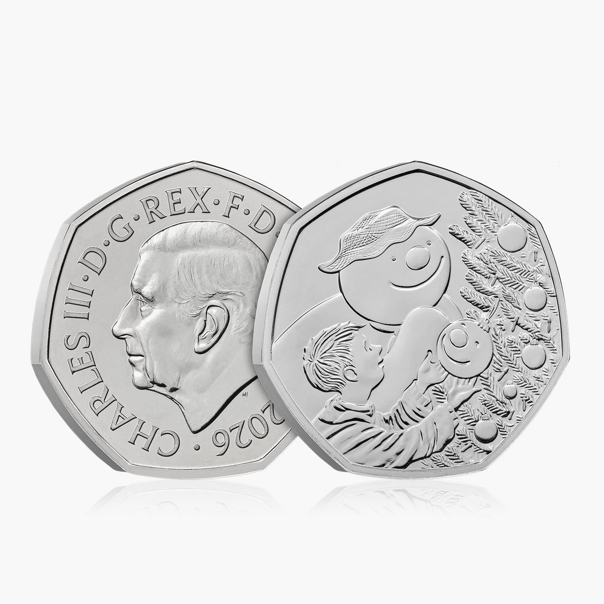 The Snowman 2026 BU 50p Coin