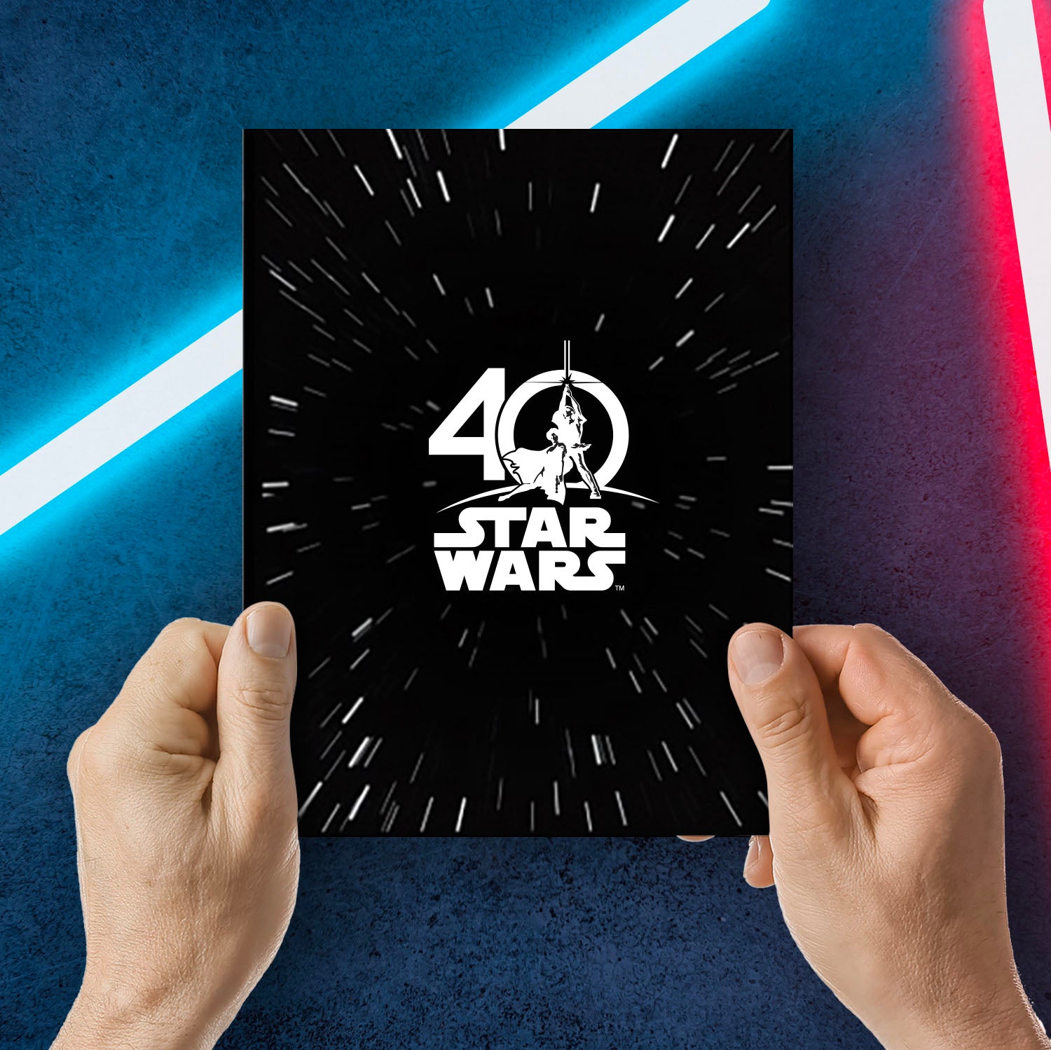 Ensemble de tampons rares Star Wars 40e anniversaire