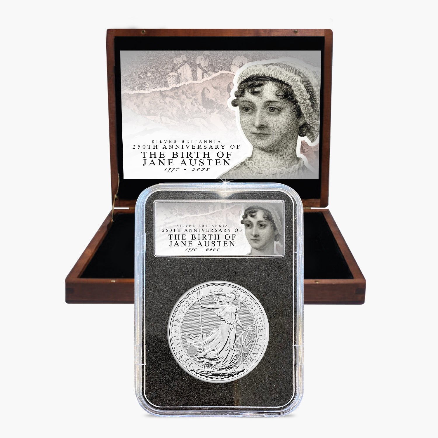 Jane Austen 250th Anniversary 2025 Silver Britannia Edition