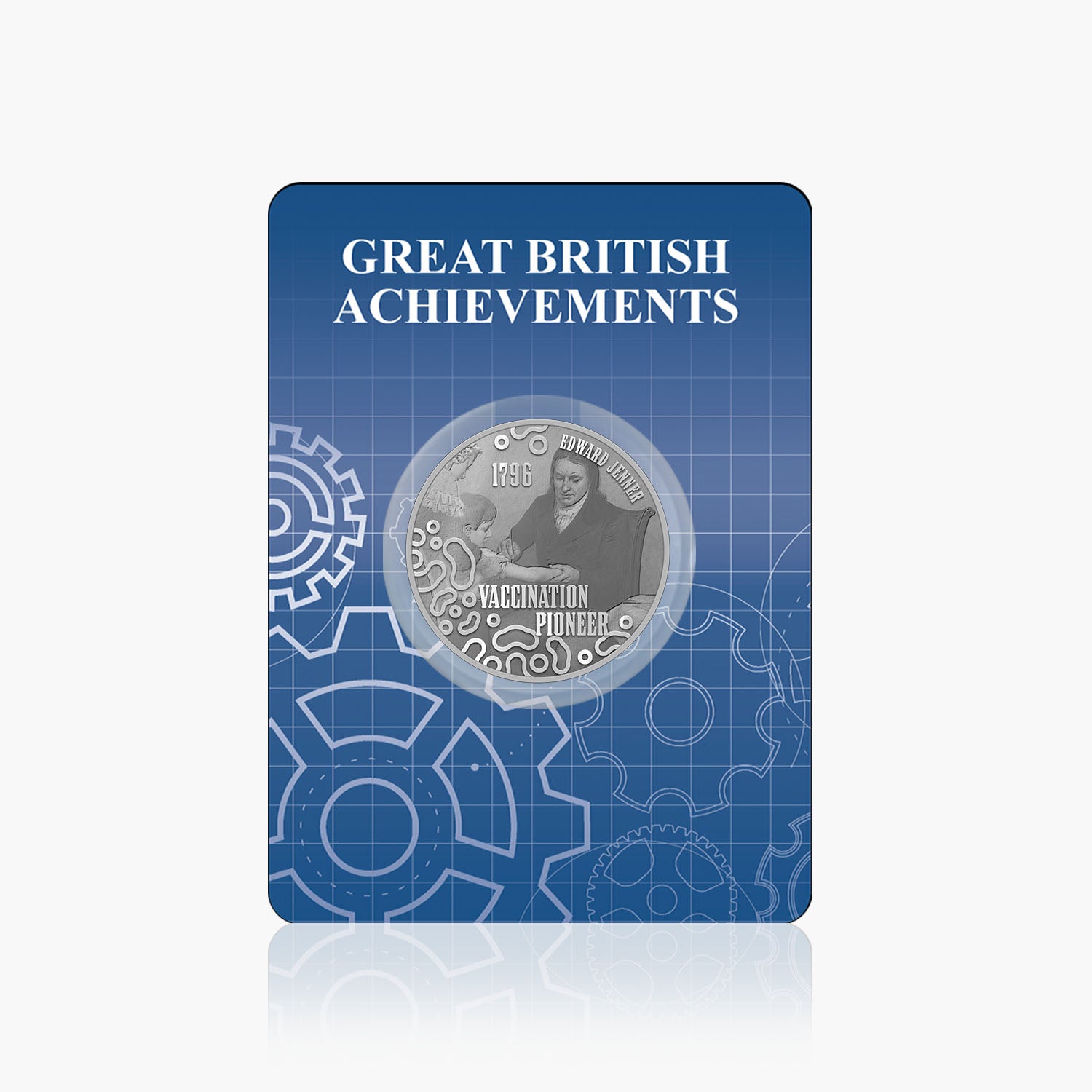 Great British Achievements Vaccination Pioneer Silver Plated BU Commemorative