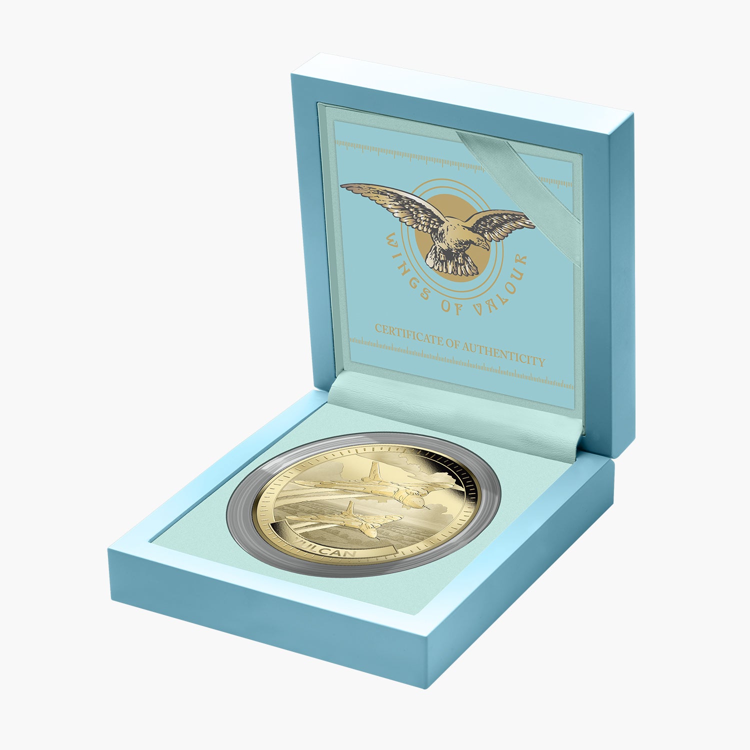 Wings of Valour Vulcan 24 Carat Gold Plated Commemorative