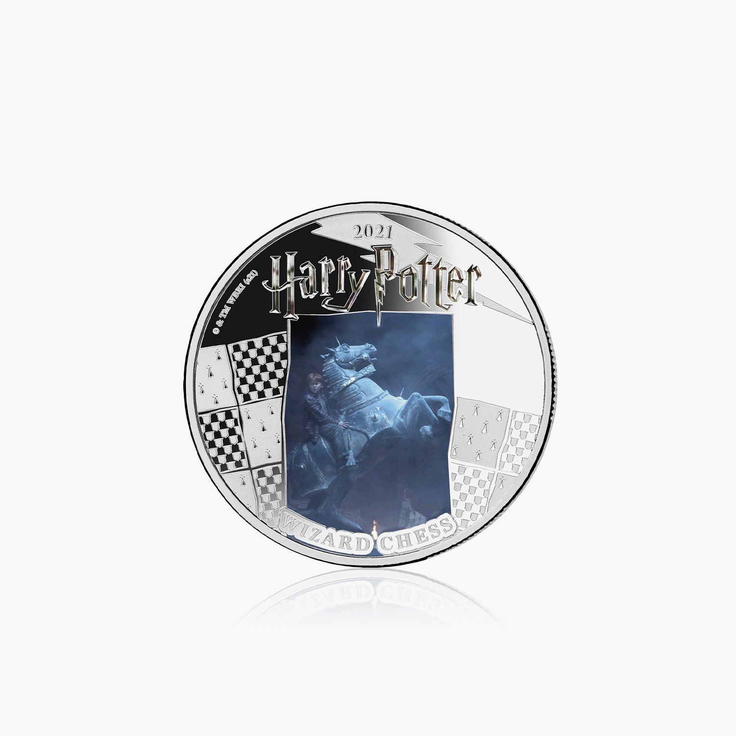 Official Harry Potter Movie Scenes - Wizard Chess Coin