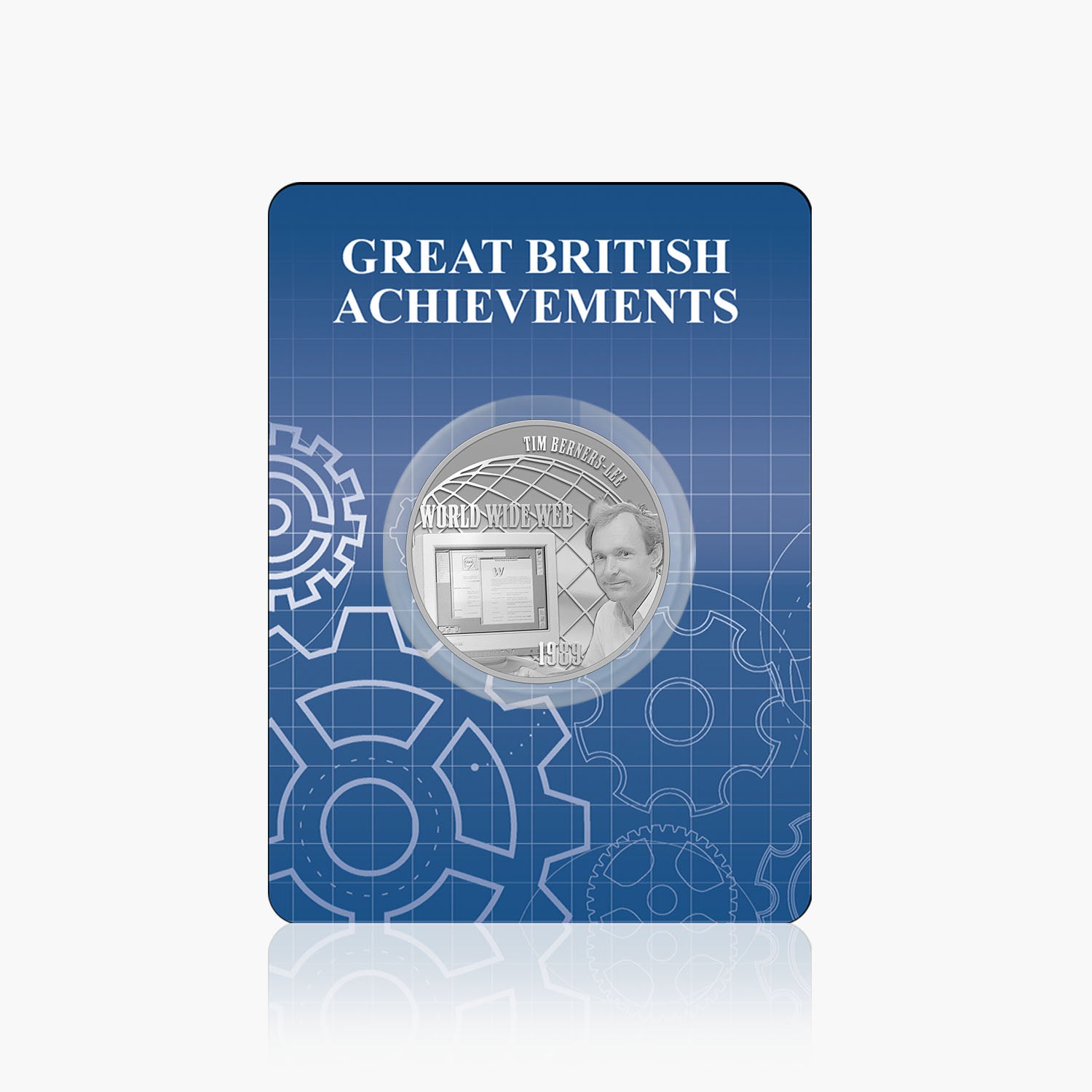 Great British Achievements World Wide Web Silver Plated BU Commemorative