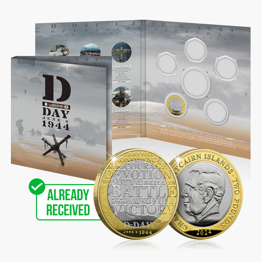 Complete the Set - D-Day 80th Anniversary 2024 BU Coin Set