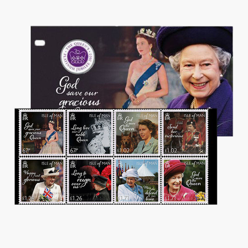 Lot de pièces et timbres du couronnement de Sa Majesté la reine Elizabeth II
