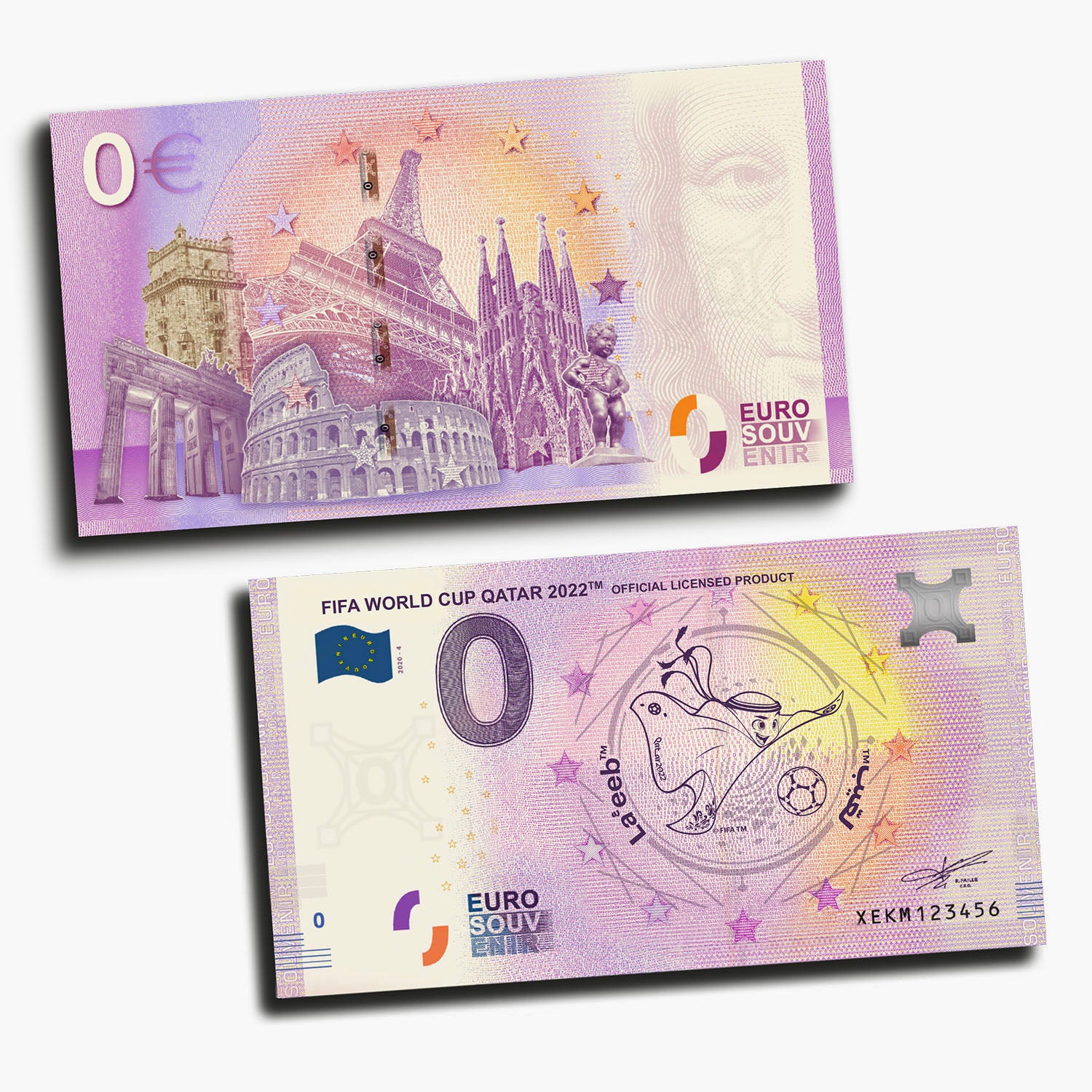 FIFA World Cup 2022™ 0€ Banknote Official Mascot