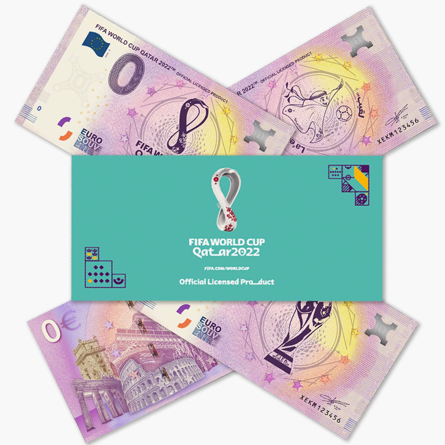 FIFA World Cup 2022™ 0 Euro Banknote Collection