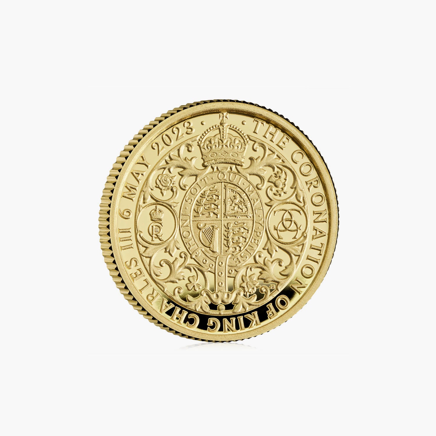 The Coronation of His Majesty King Charles 1/40th (0.8g) 50 Pence Solid Gold Proof