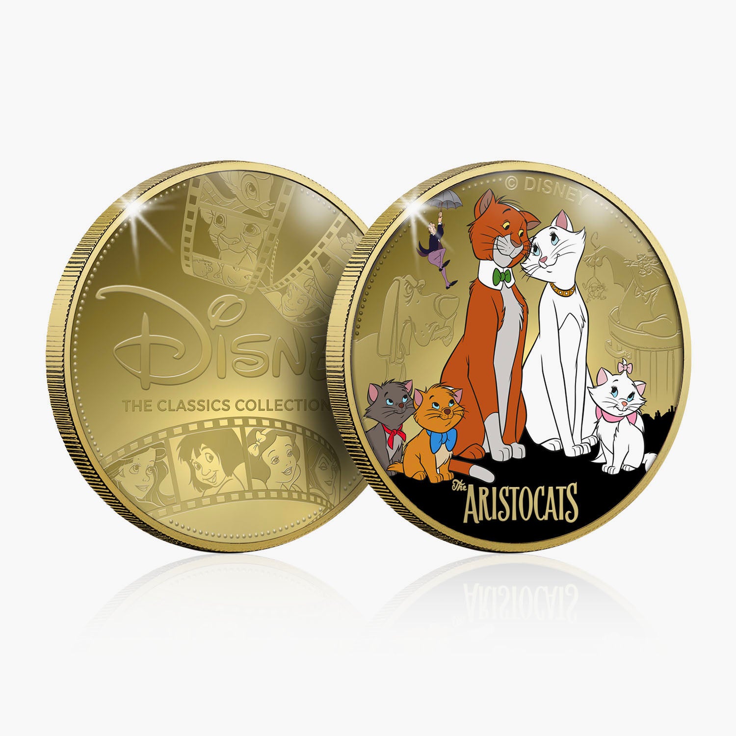 Aristocats Gold-Plated Commemorative