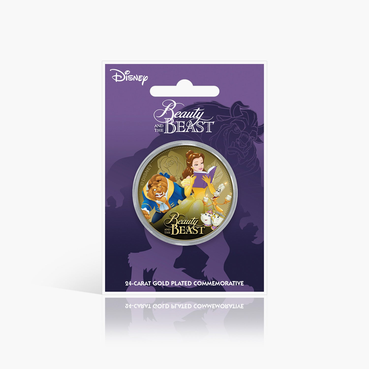 Beauty and the Beast Gold-Plated Commemorative