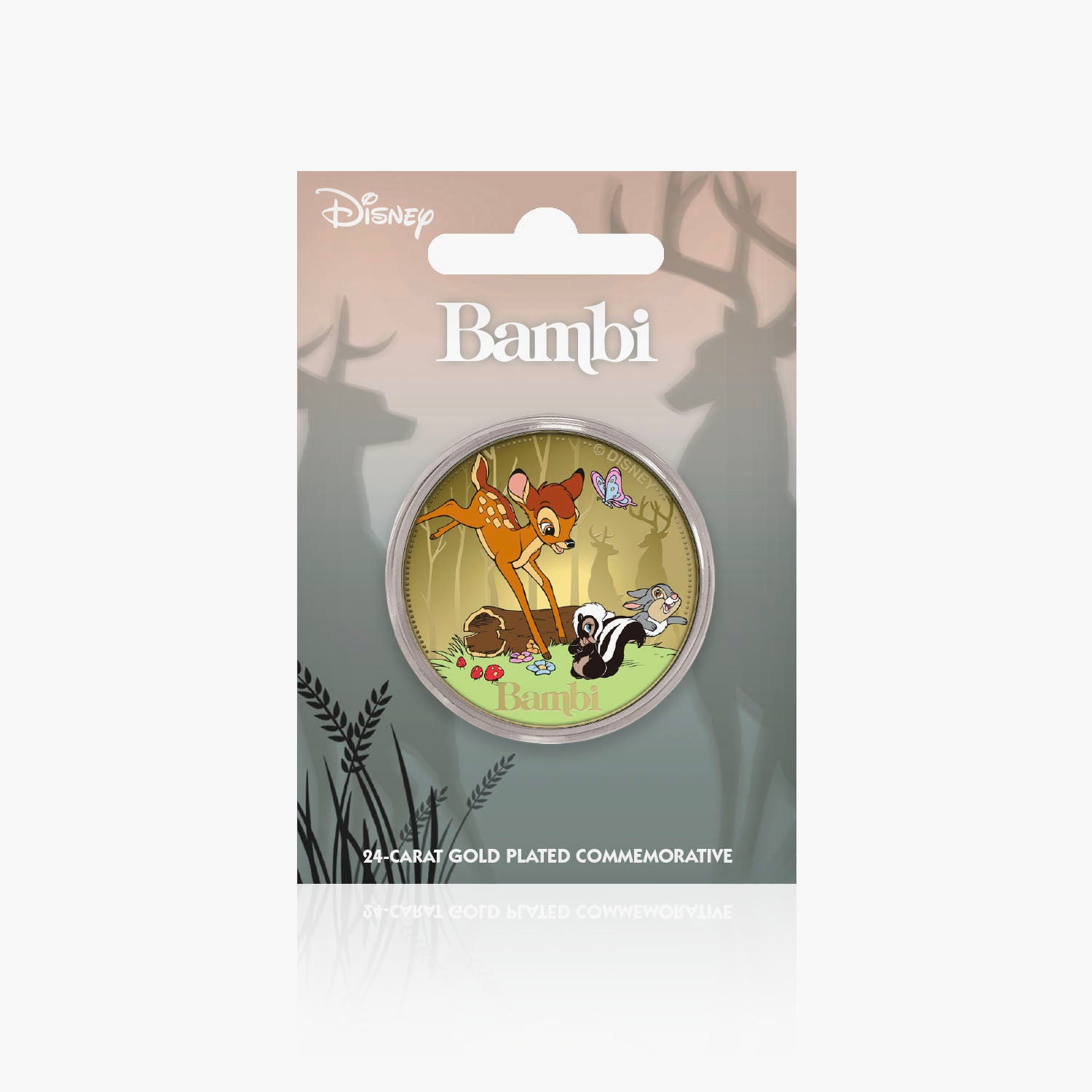 Bambi Gold-Plated Commemorative