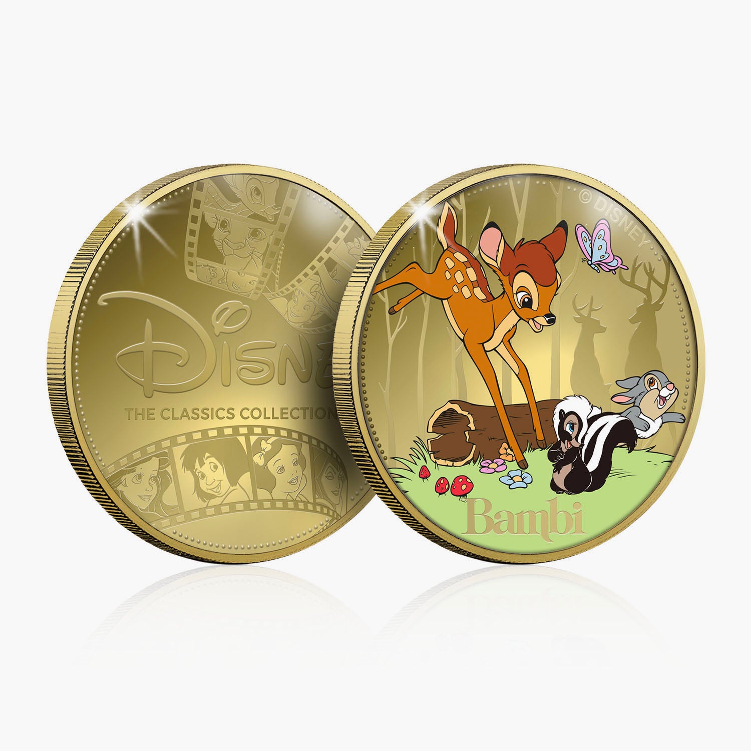 Bambi Gold-Plated Commemorative