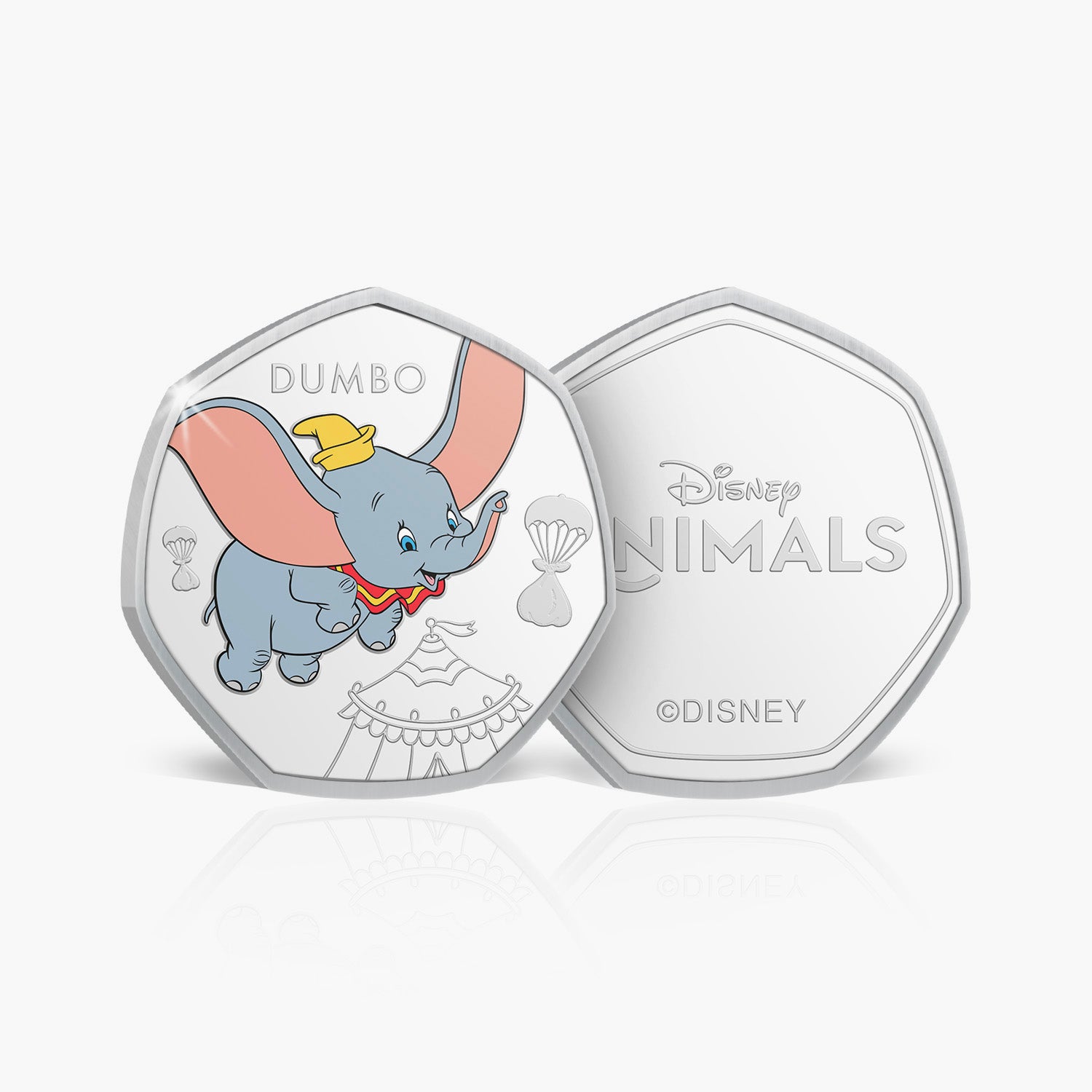 Disney Animals Dumbo commémoratif plaqué argent