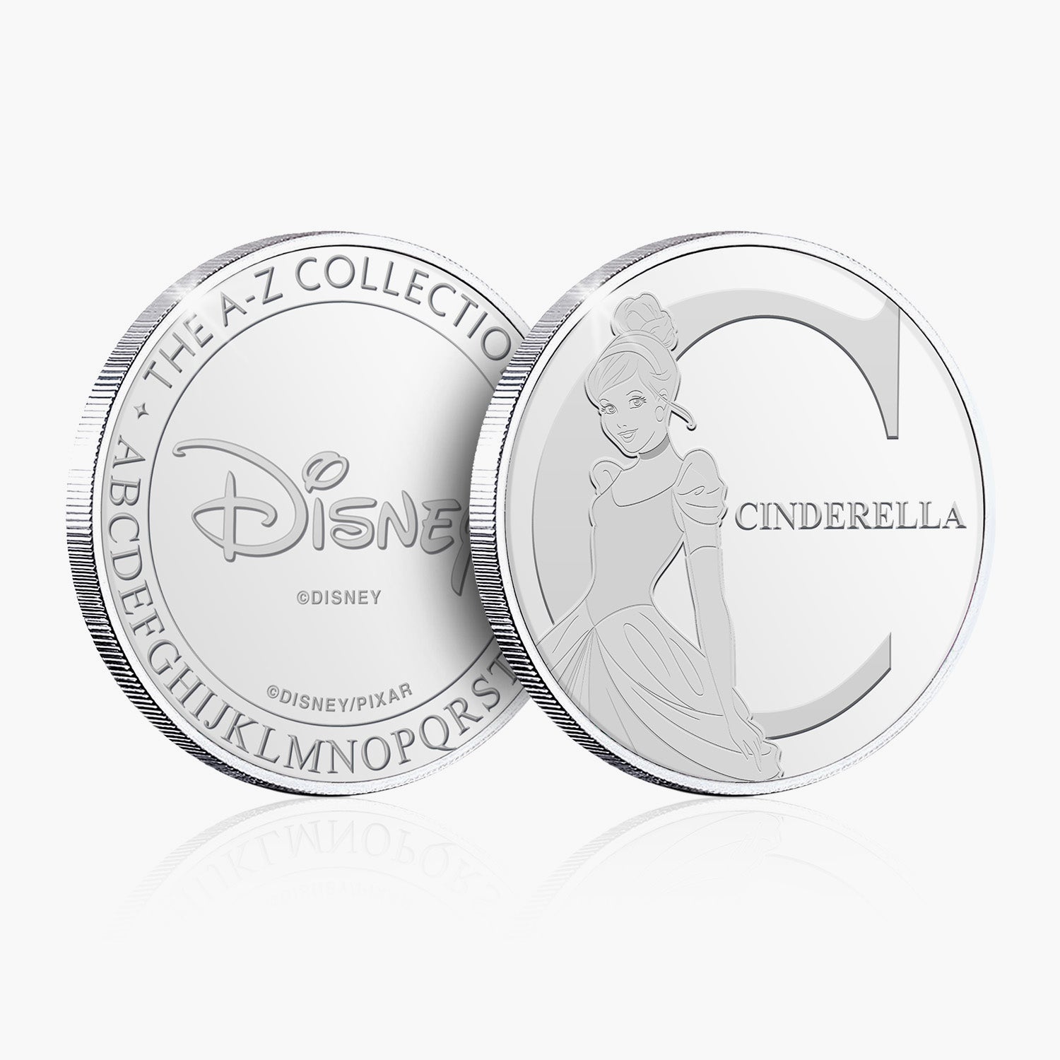C is for Cinderella Silver-Plated Commemorative